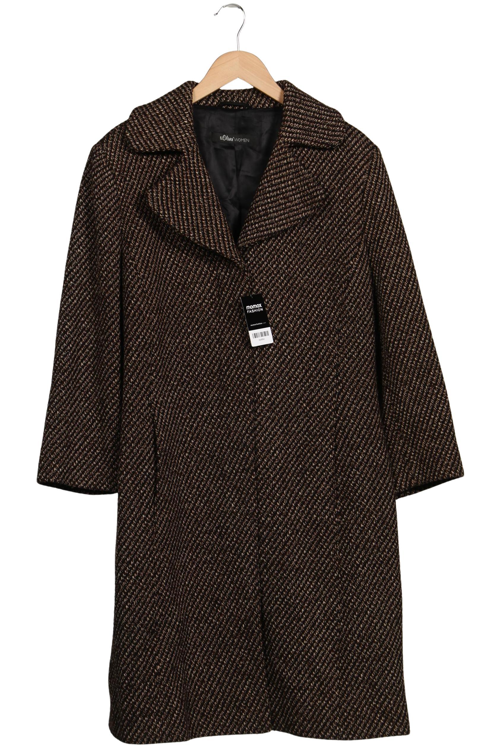 

s.Oliver Damen Mantel, braun, Gr. 46