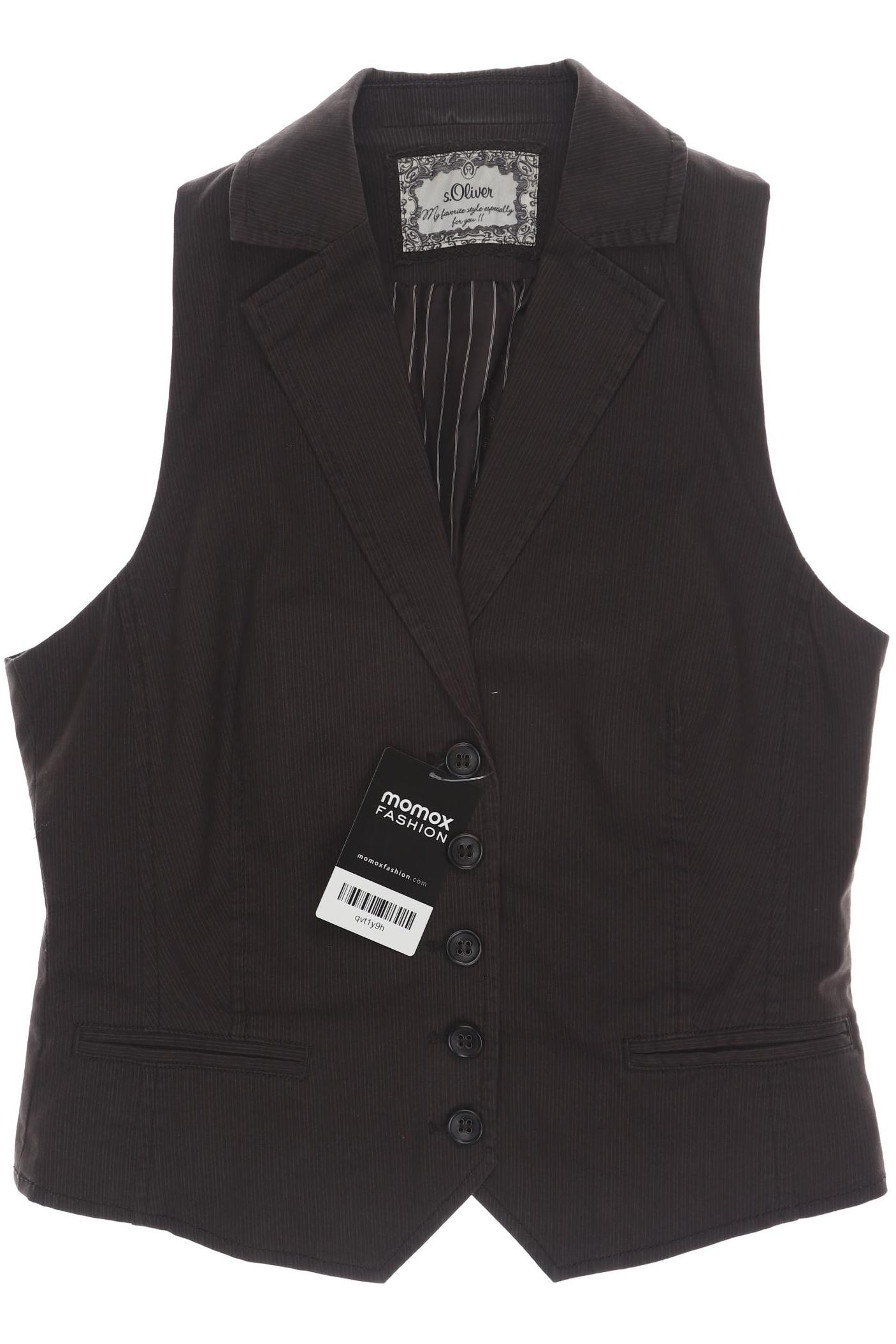 

s.Oliver Damen Weste, braun, Gr. 36