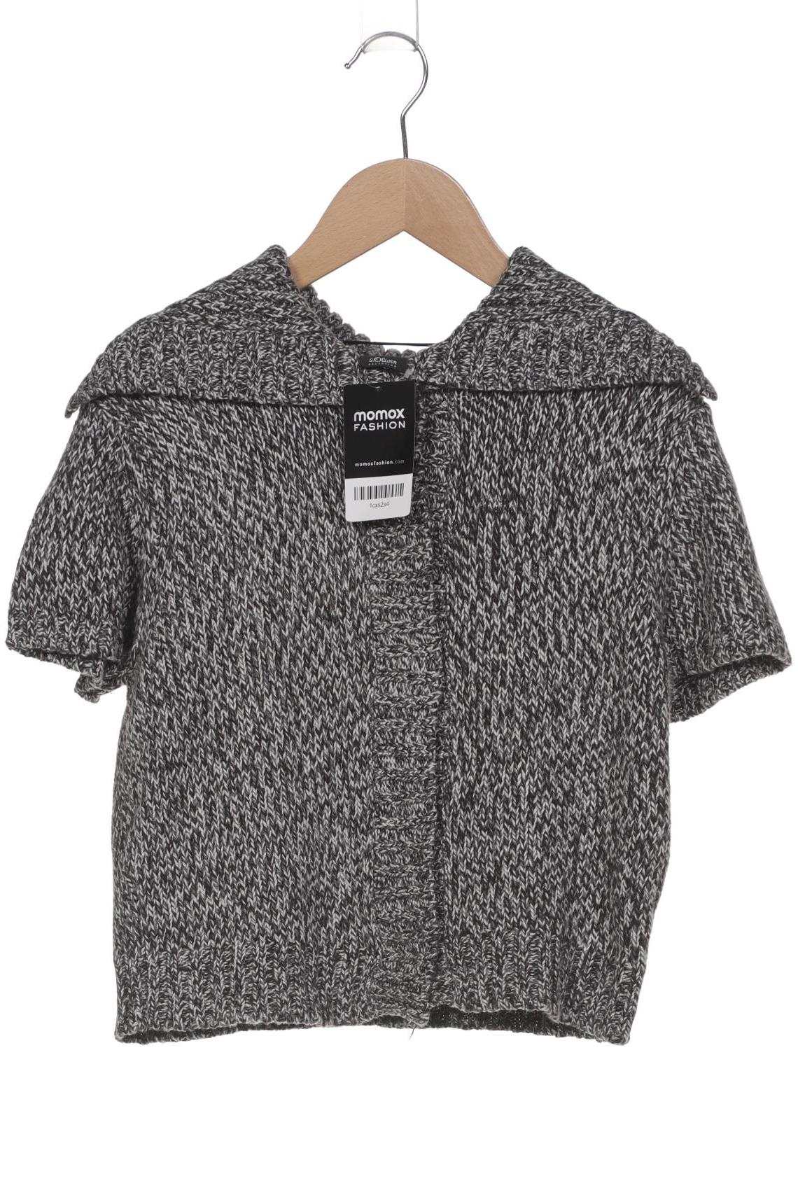 

s.Oliver Damen Strickjacke, grau, Gr. 36
