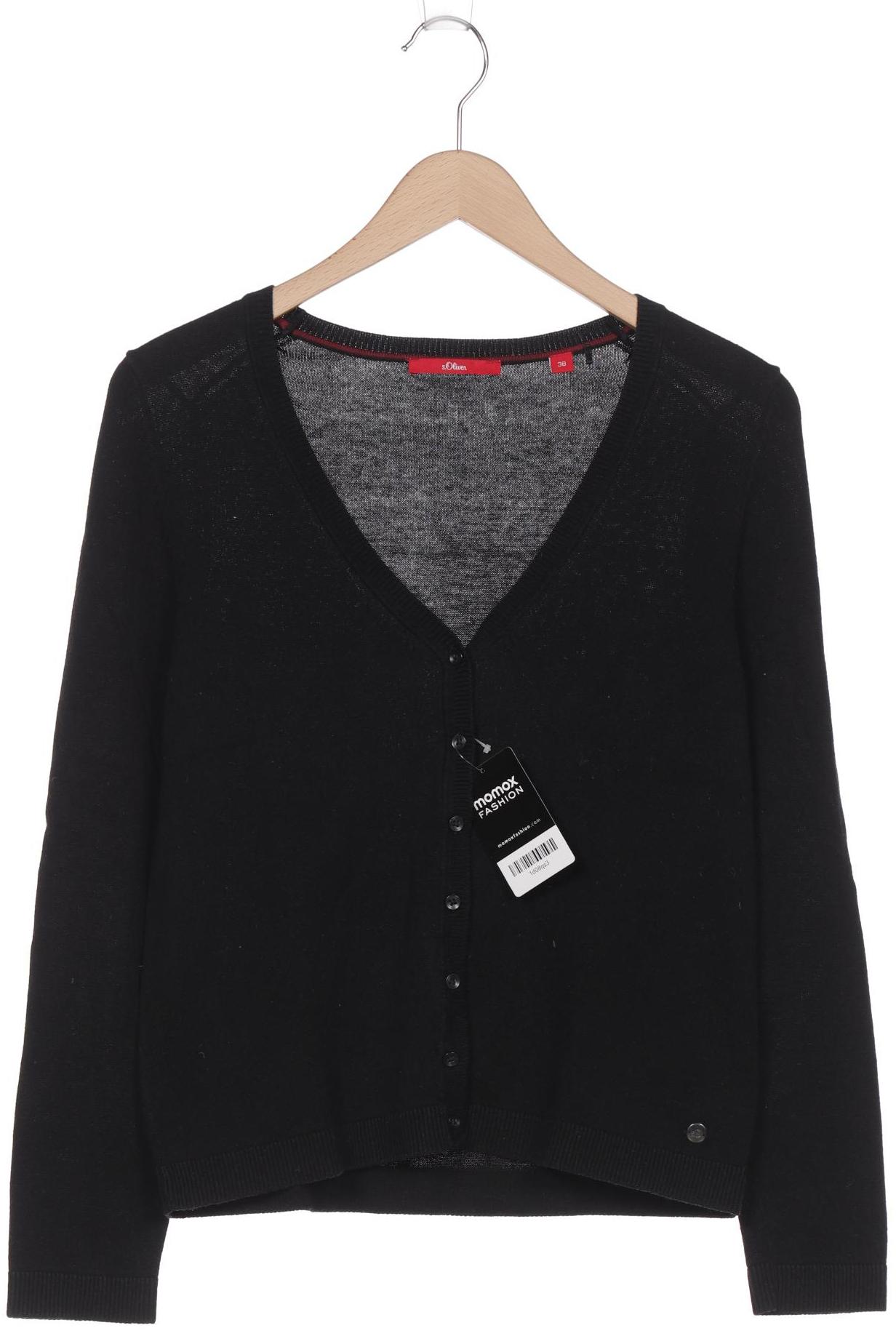 

s.Oliver Damen Strickjacke, schwarz