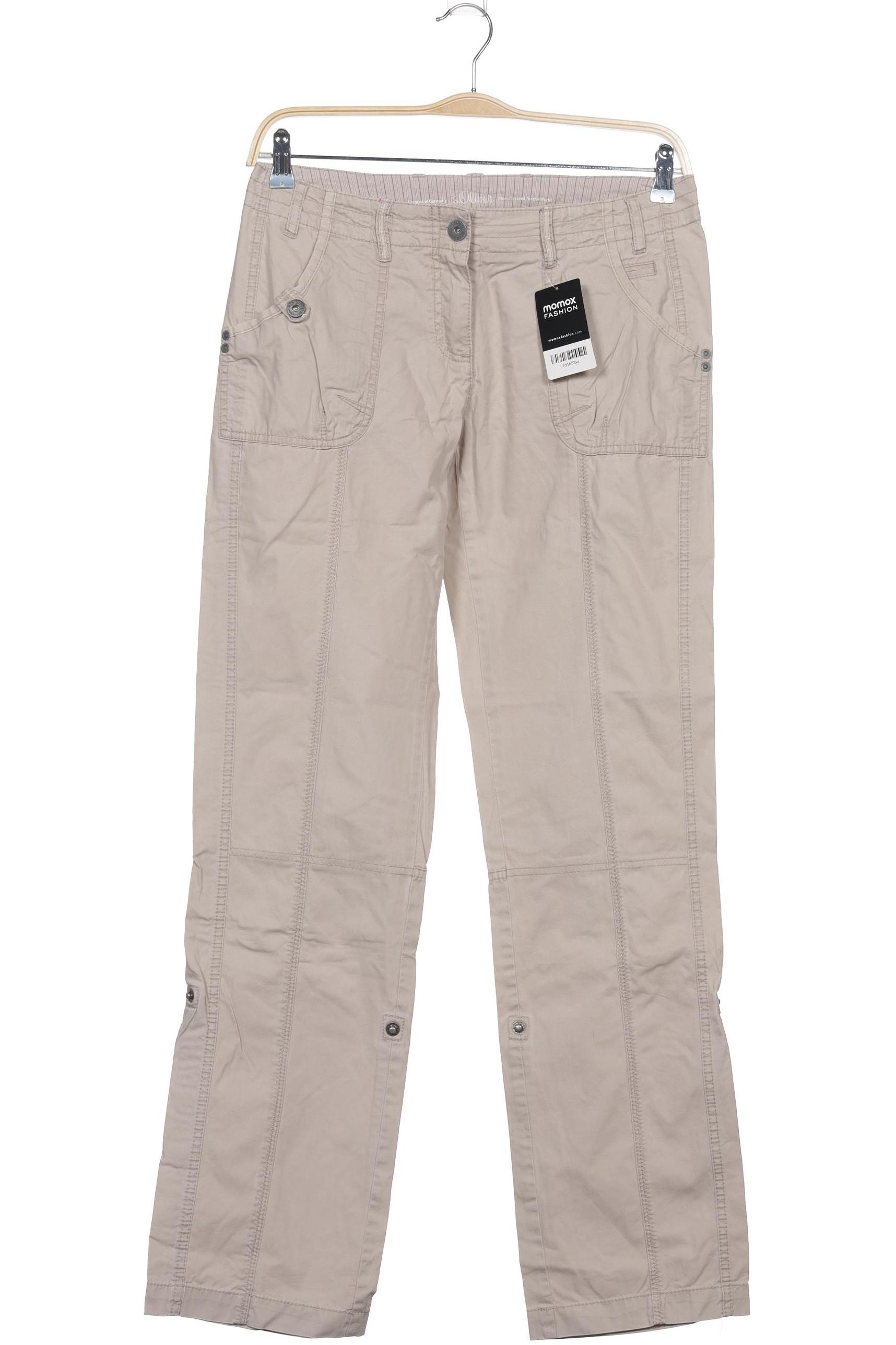 

s.Oliver Damen Stoffhose, beige, Gr. 38