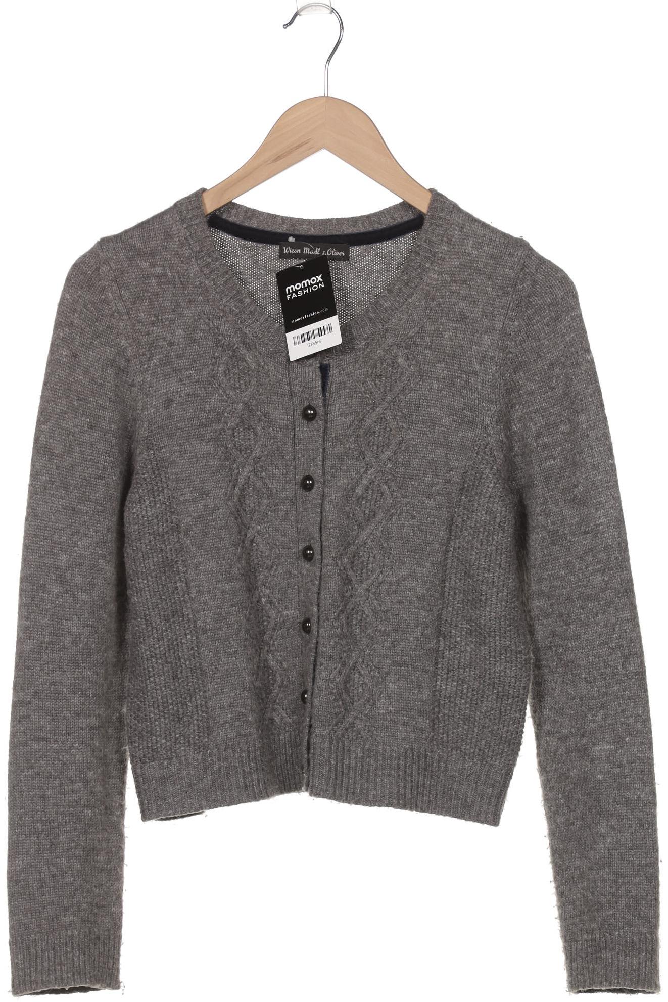 

s.Oliver Damen Strickjacke, grau, Gr. 38