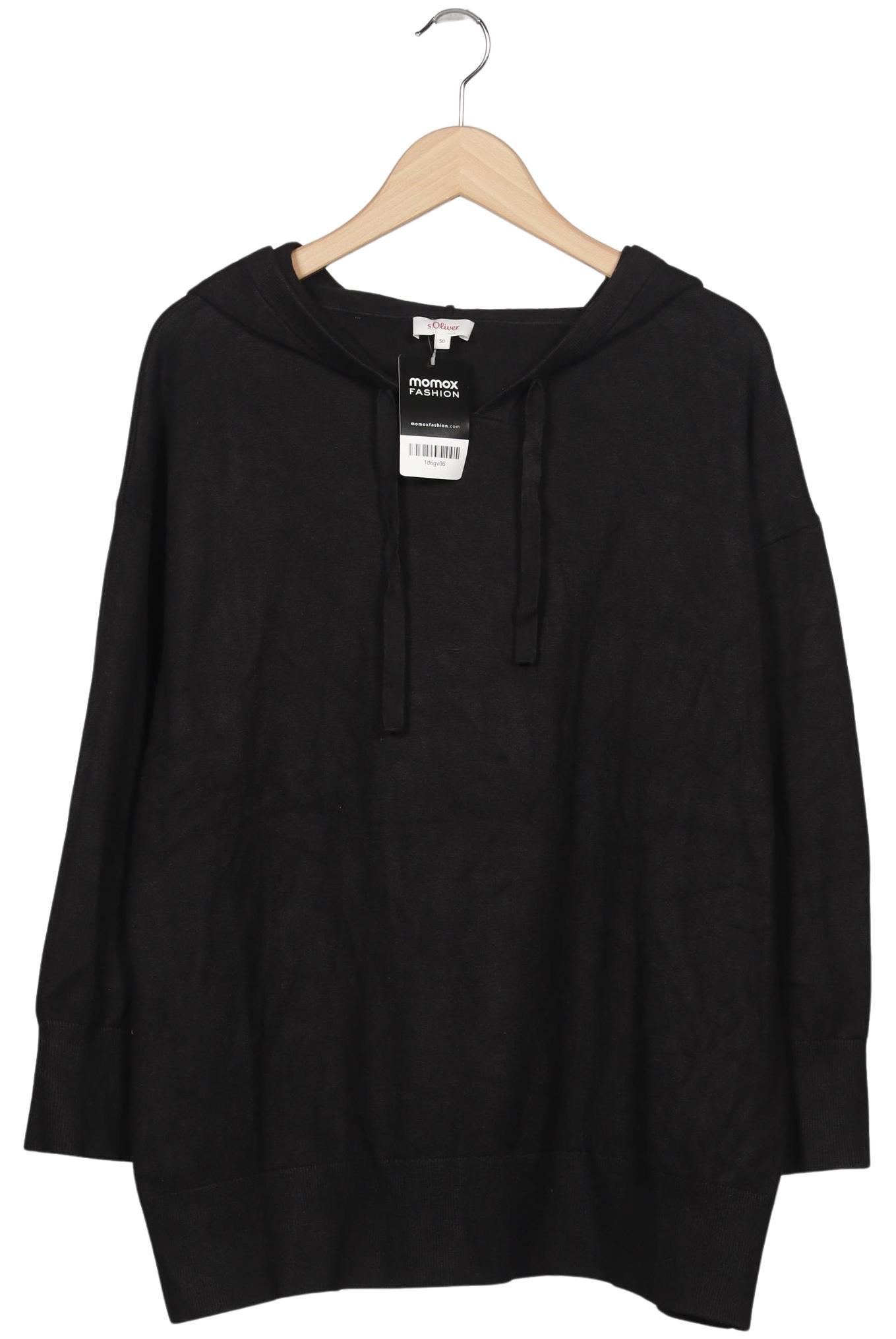 

s.Oliver Damen Kapuzenpullover, schwarz, Gr. 50