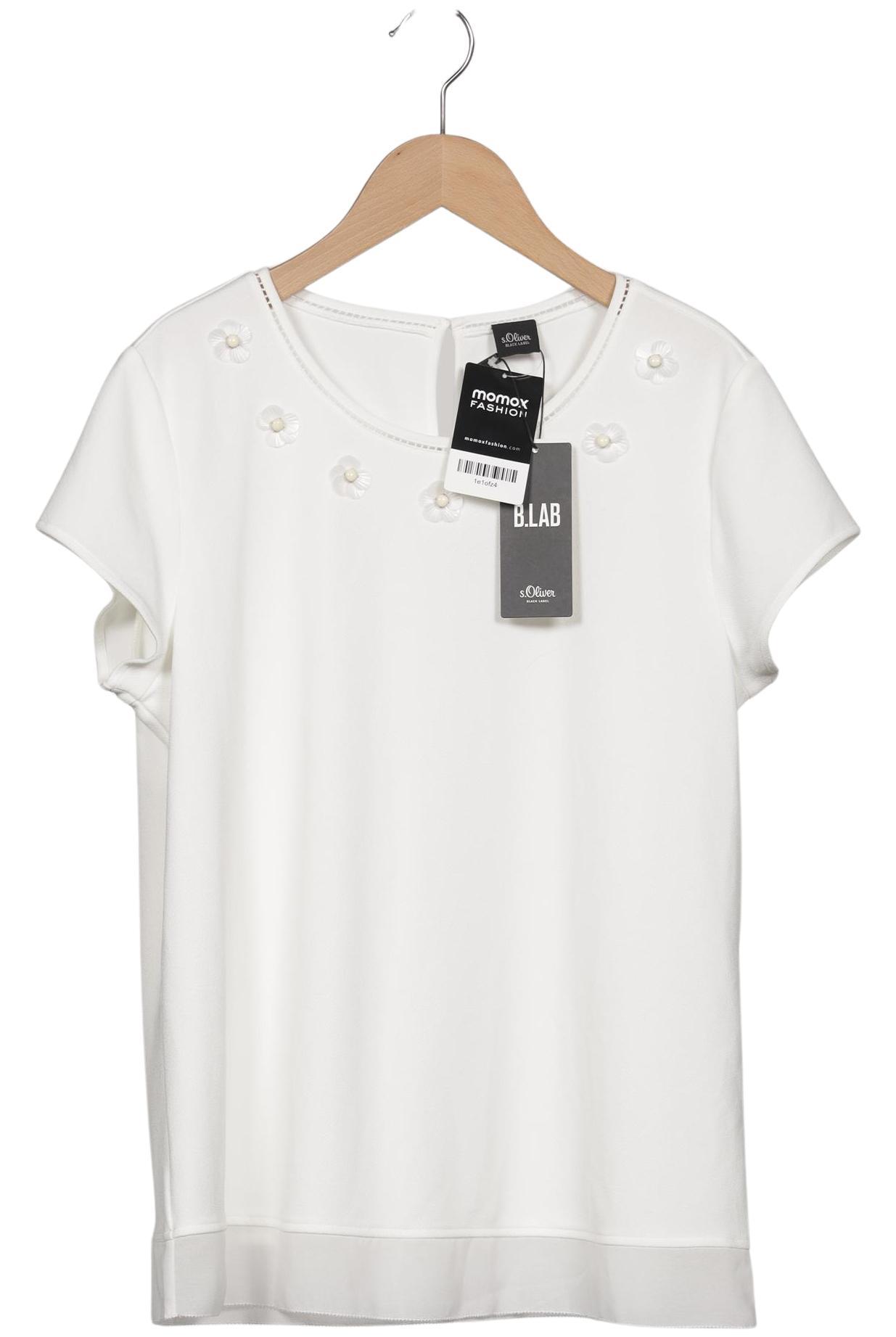 

s.Oliver Damen Bluse, weiß, Gr. 40