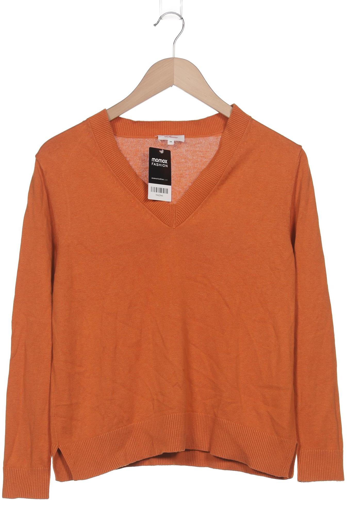 

s.Oliver Damen Pullover, orange, Gr. 38