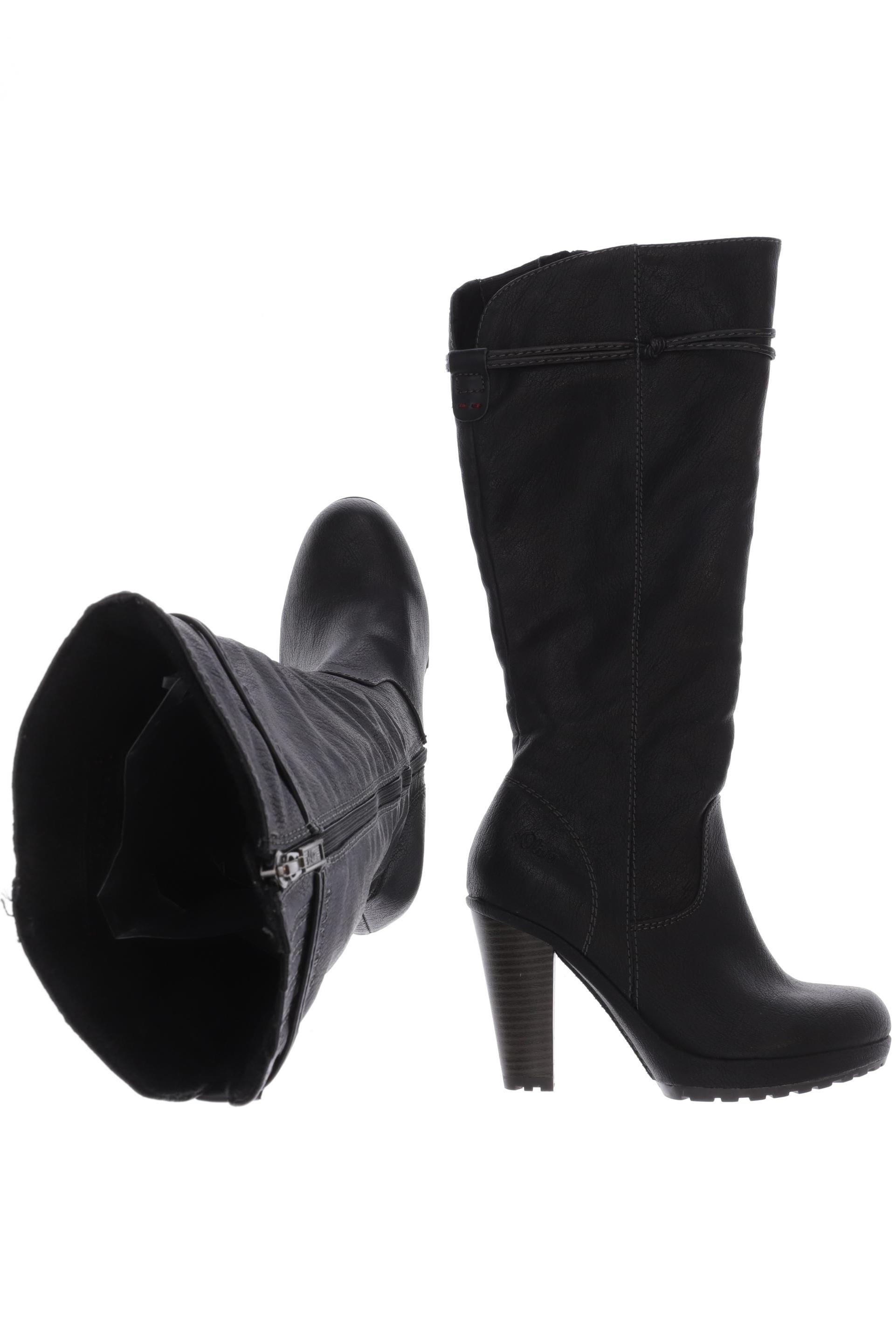 

s.Oliver Damen Stiefel, grau, Gr. 36