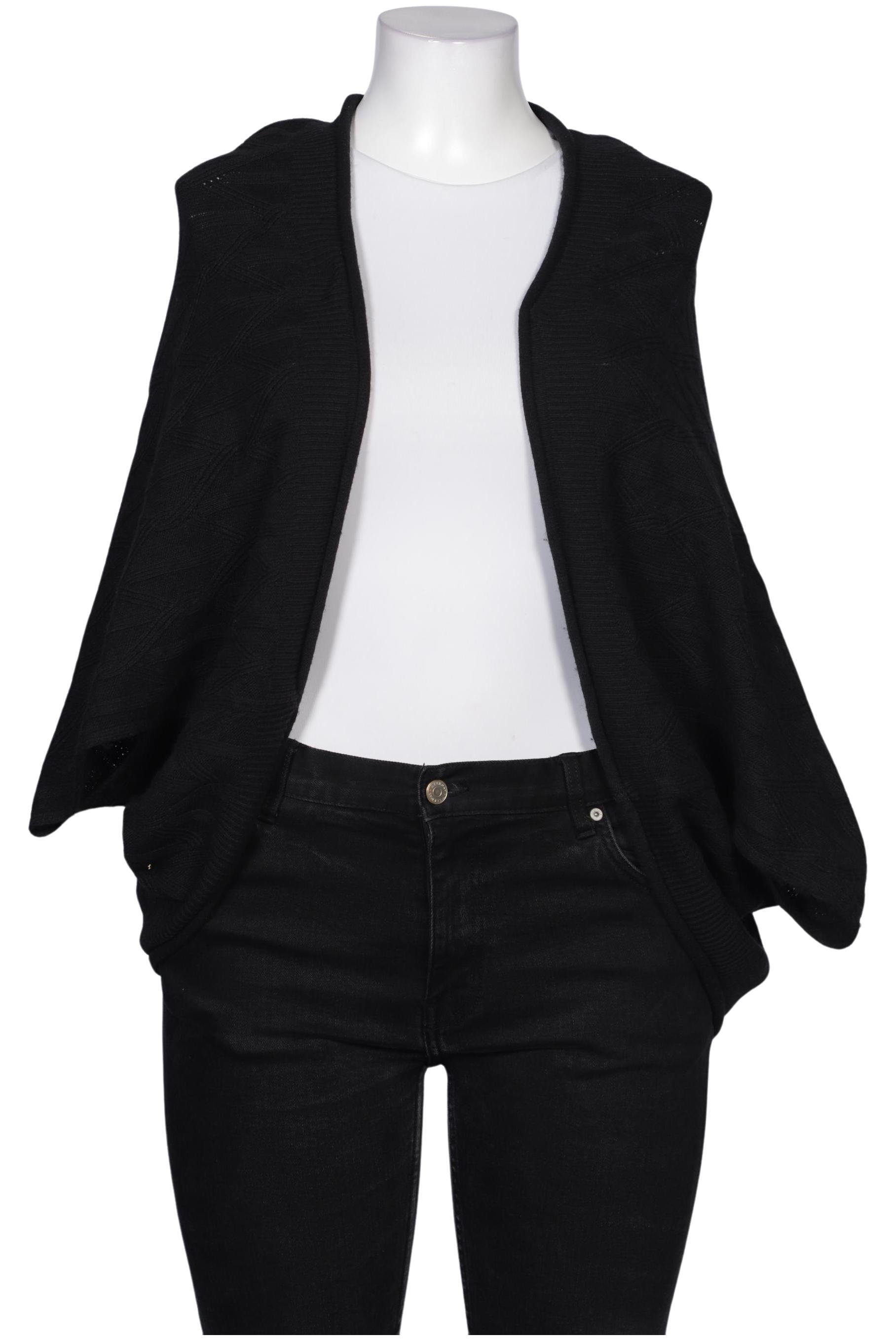 

s.Oliver Damen Strickjacke, schwarz, Gr. 46