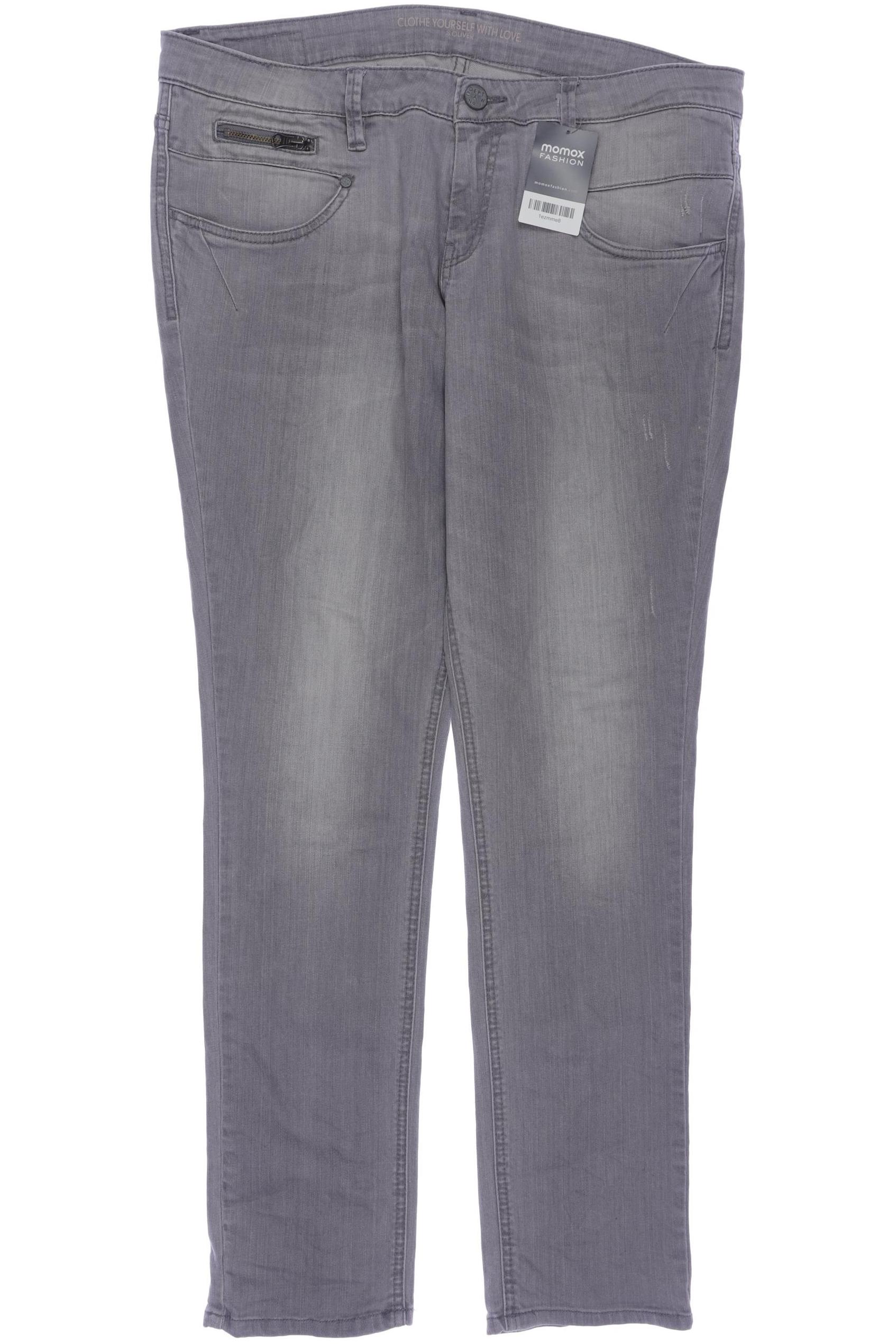 

s.Oliver Damen Jeans, grau, Gr. 42
