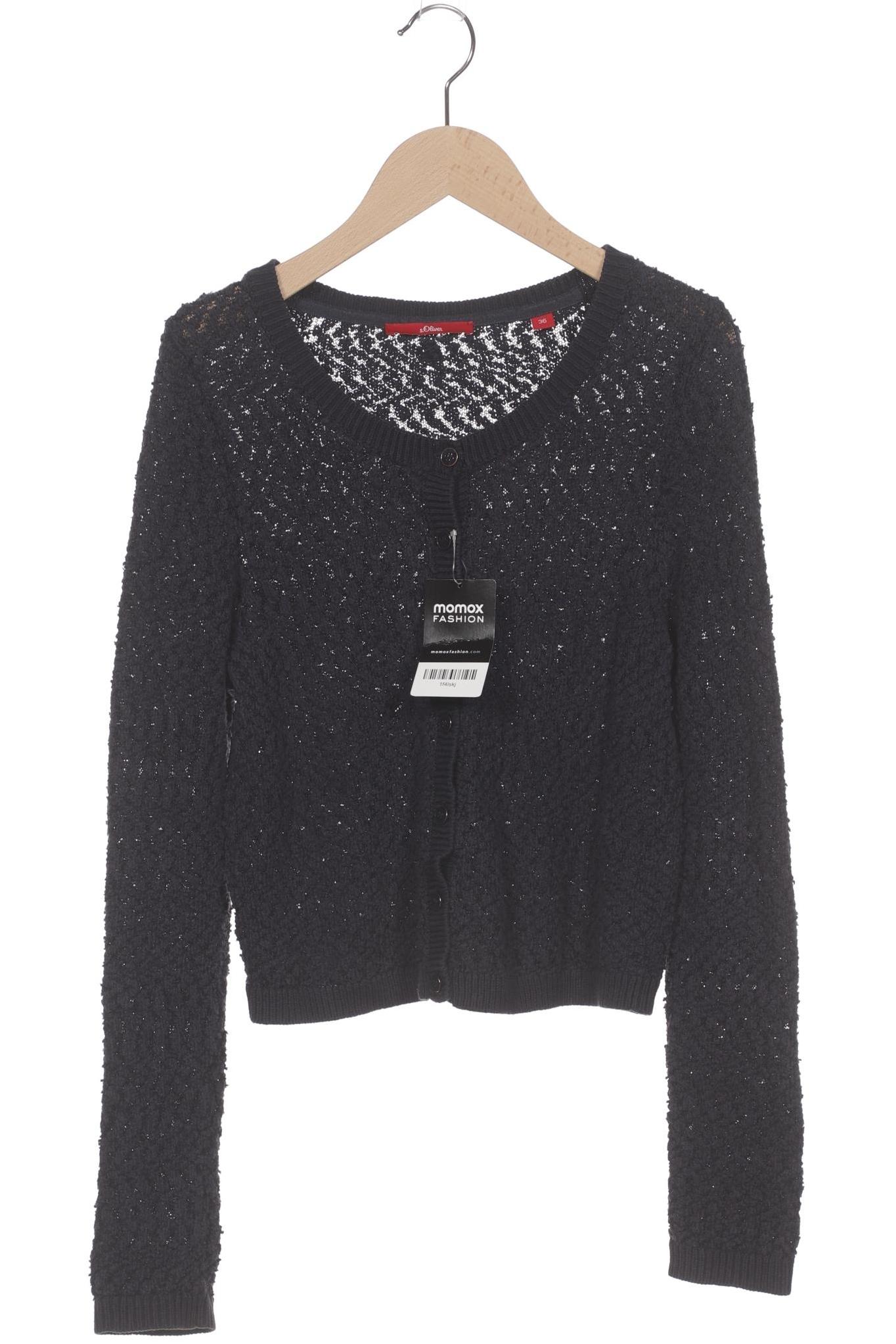 

s.Oliver Damen Strickjacke, marineblau, Gr. 36