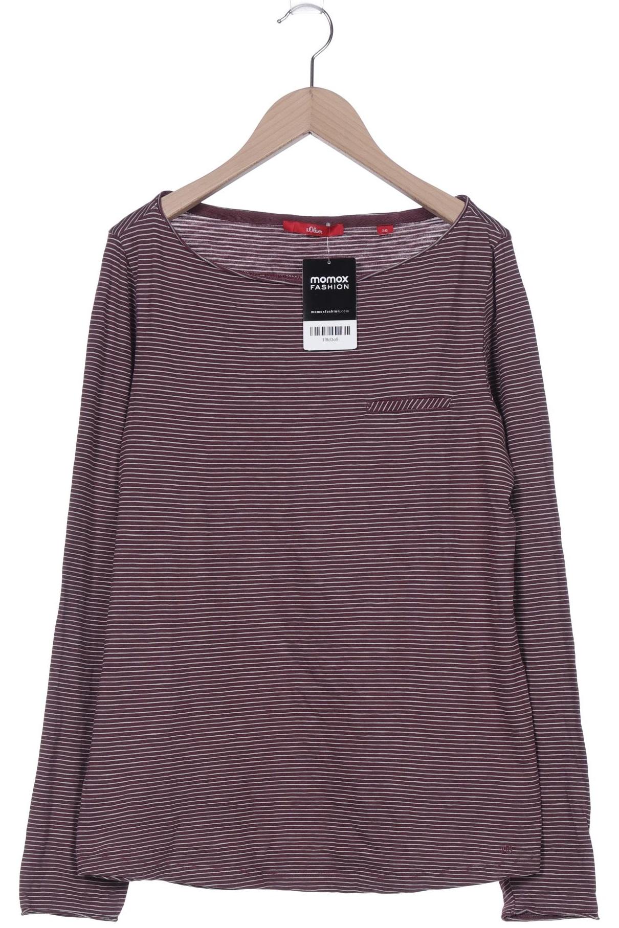 

s.Oliver Damen Langarmshirt, bordeaux, Gr. 38