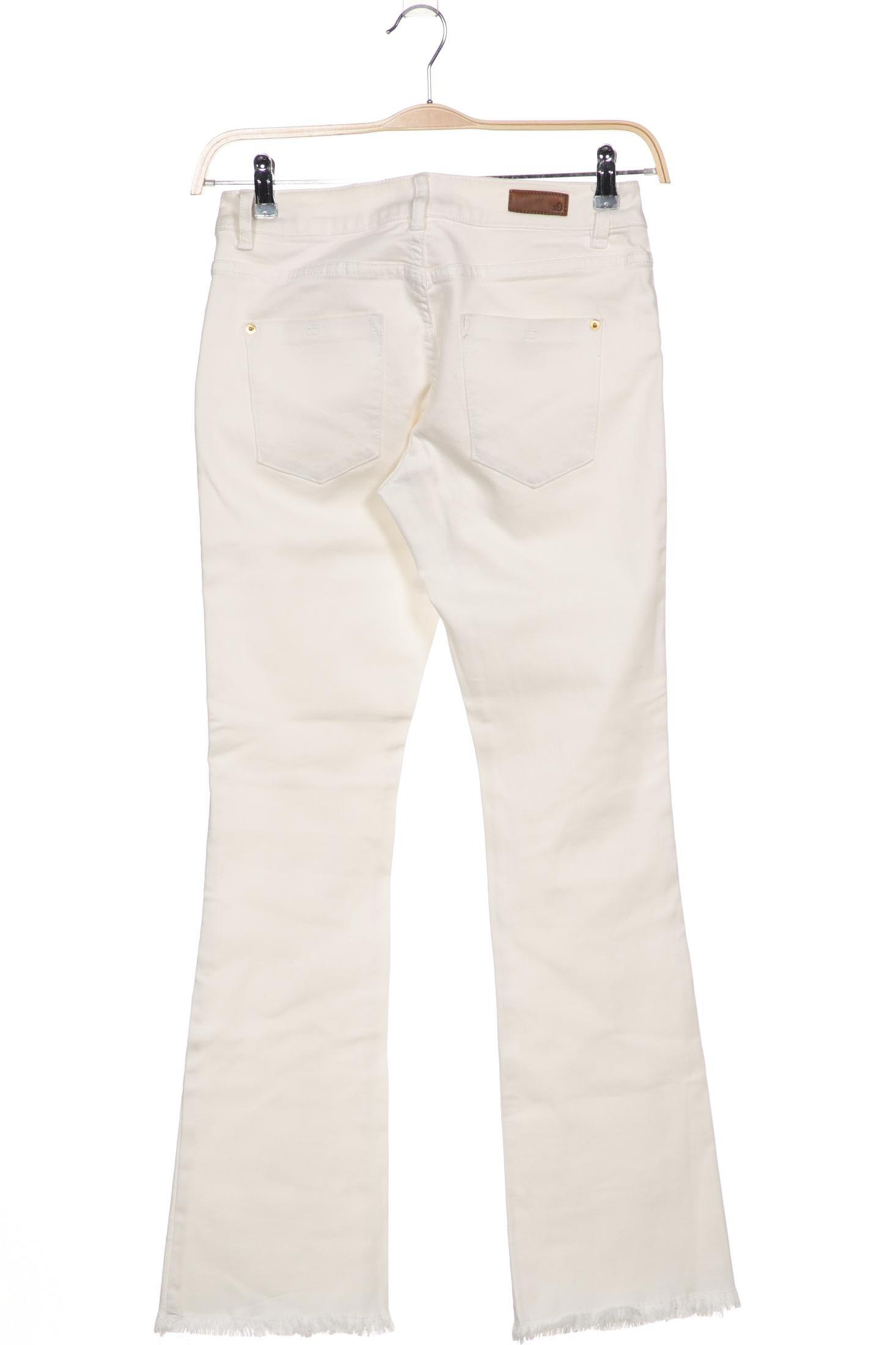 

s.Oliver Damen Jeans, cremeweiß