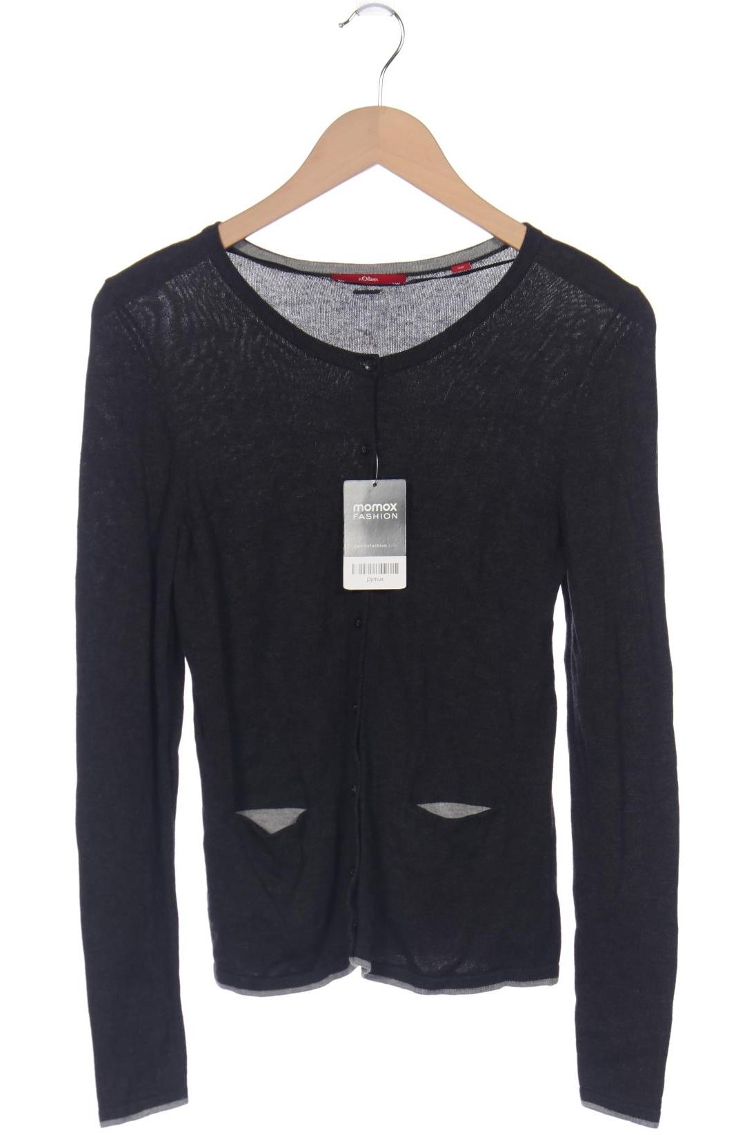 

s.Oliver Damen Strickjacke, grau, Gr. 36