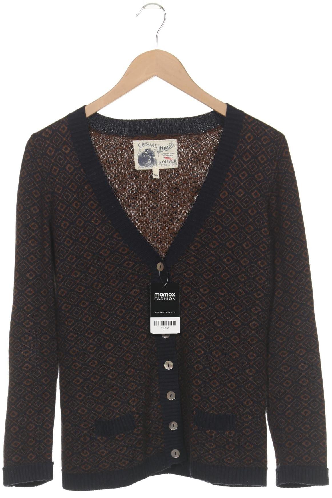 

s.Oliver Damen Strickjacke, marineblau, Gr. 36
