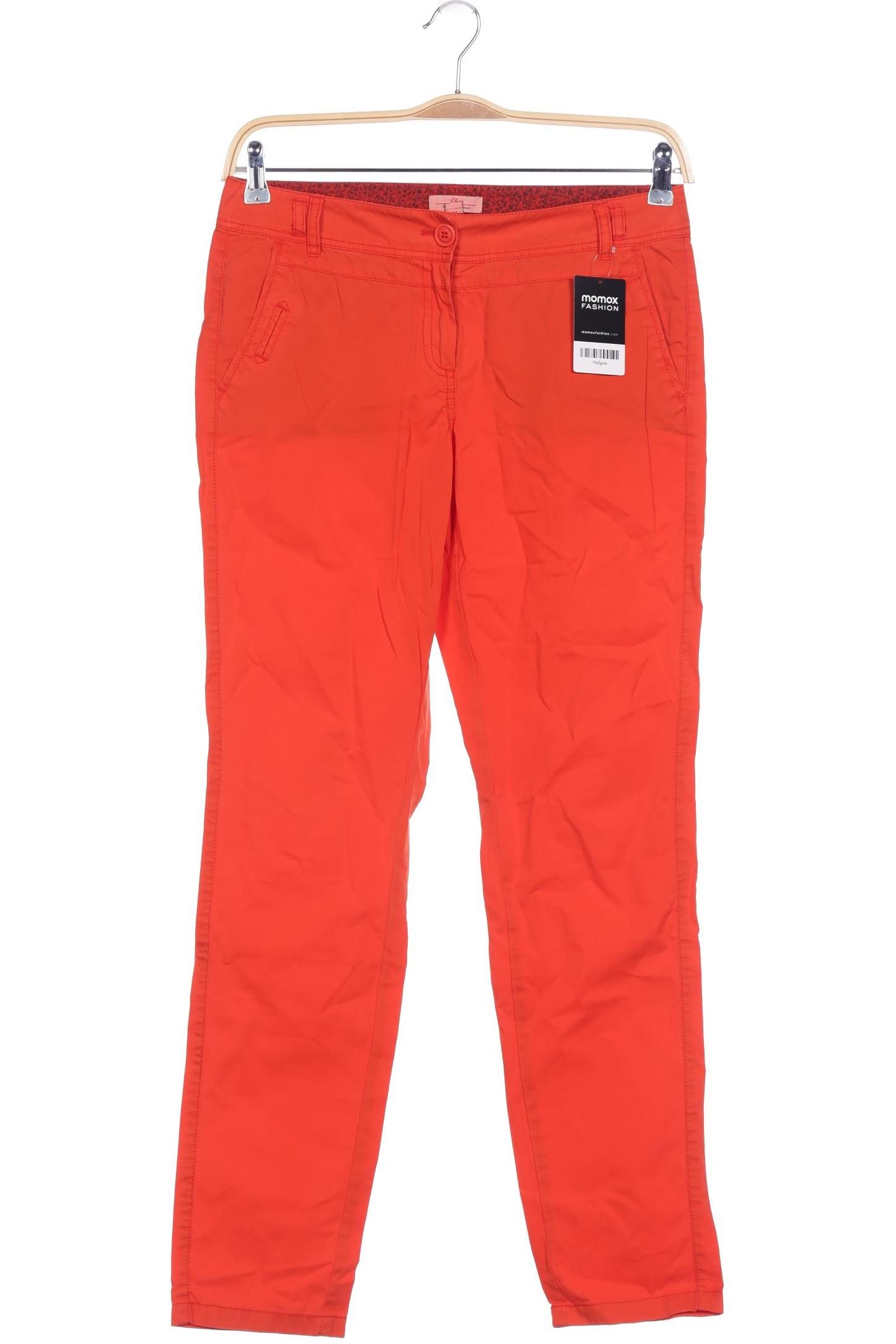 

s.Oliver Damen Stoffhose, orange, Gr. 36