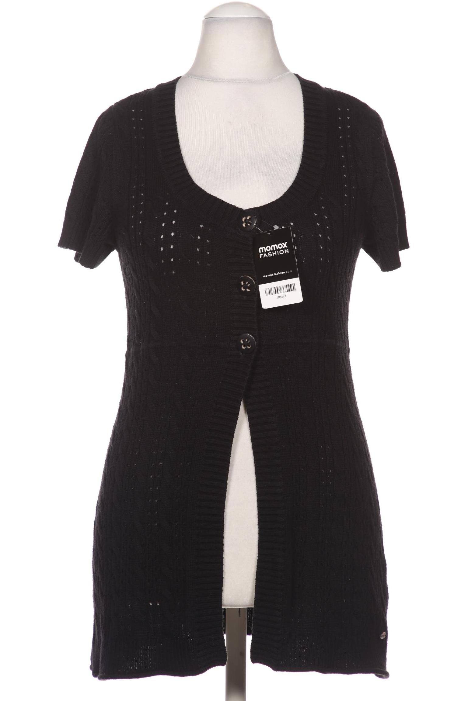 

s.Oliver Damen Strickjacke, schwarz, Gr. 36