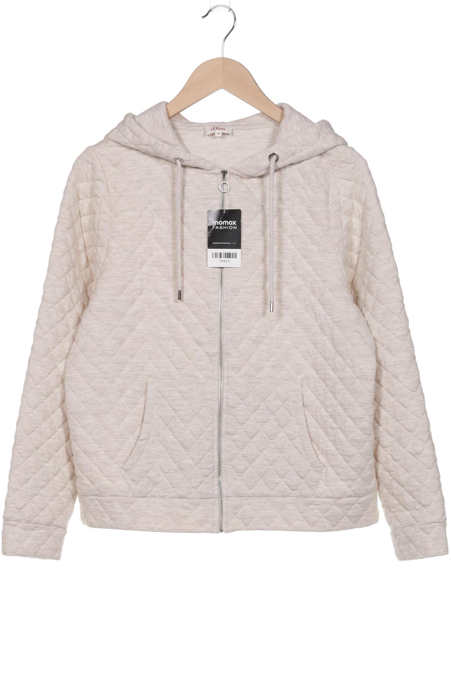 

s.Oliver Damen Kapuzenpullover, cremeweiß, Gr. 40