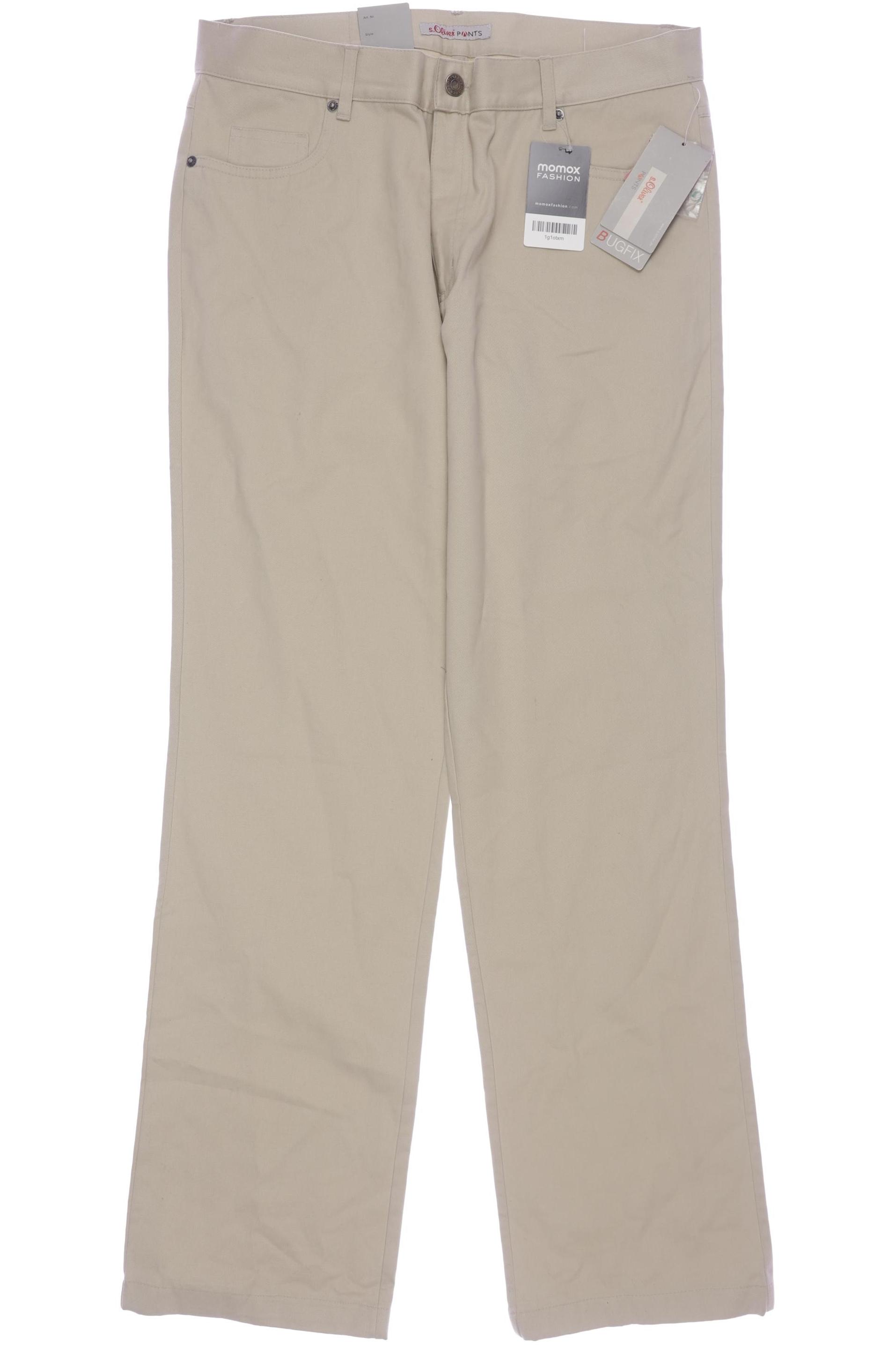 

s.Oliver Damen Stoffhose, beige, Gr. 32