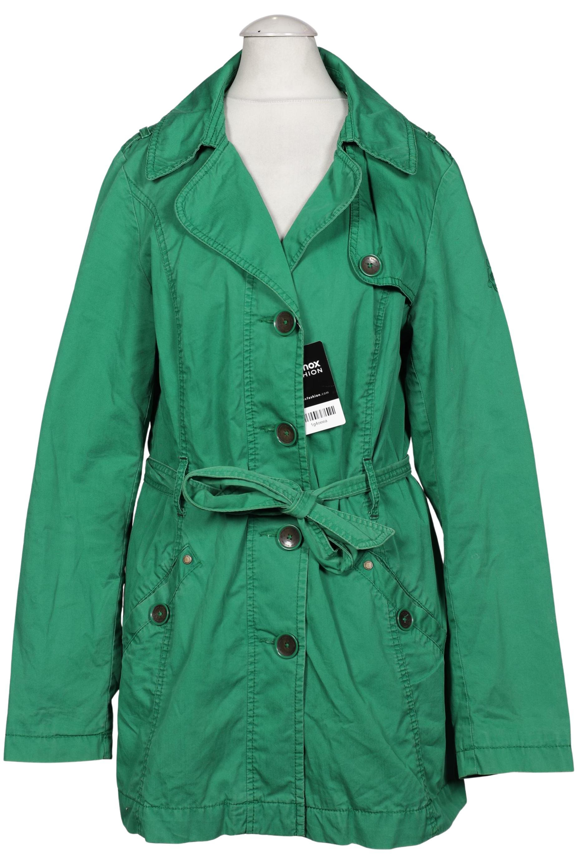 

s.Oliver Damen Mantel, grün, Gr. 36