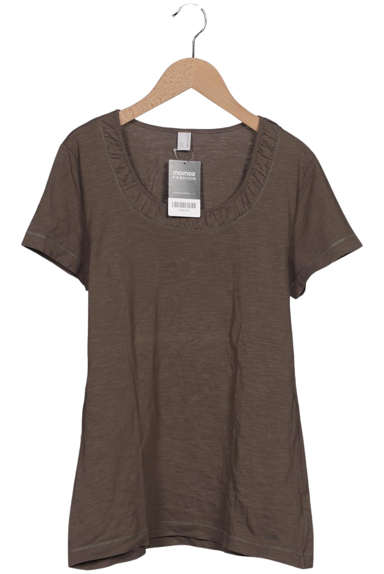 

s.Oliver Damen T-Shirt, braun, Gr. 42