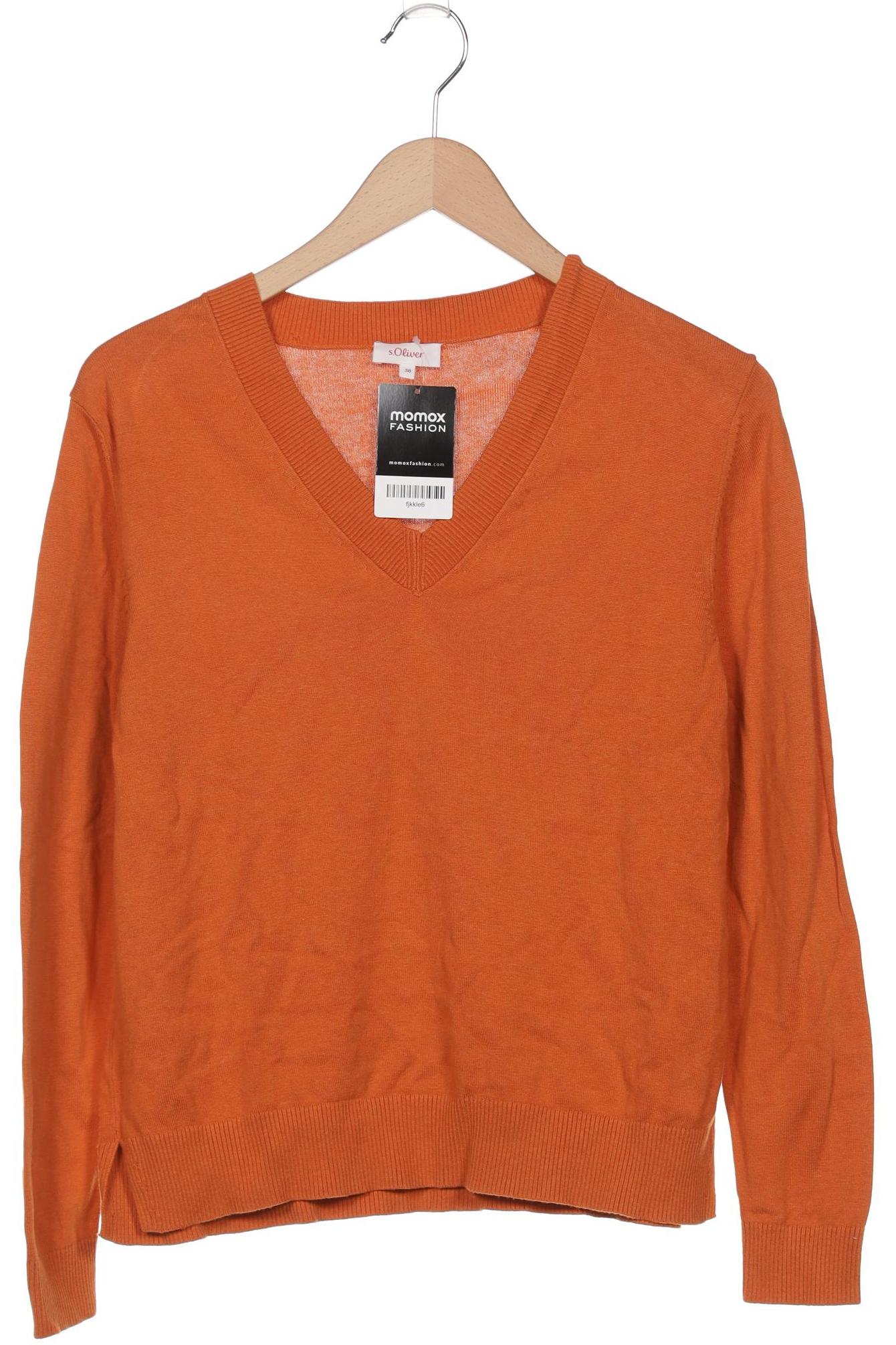 

s.Oliver Damen Pullover, orange, Gr. 38