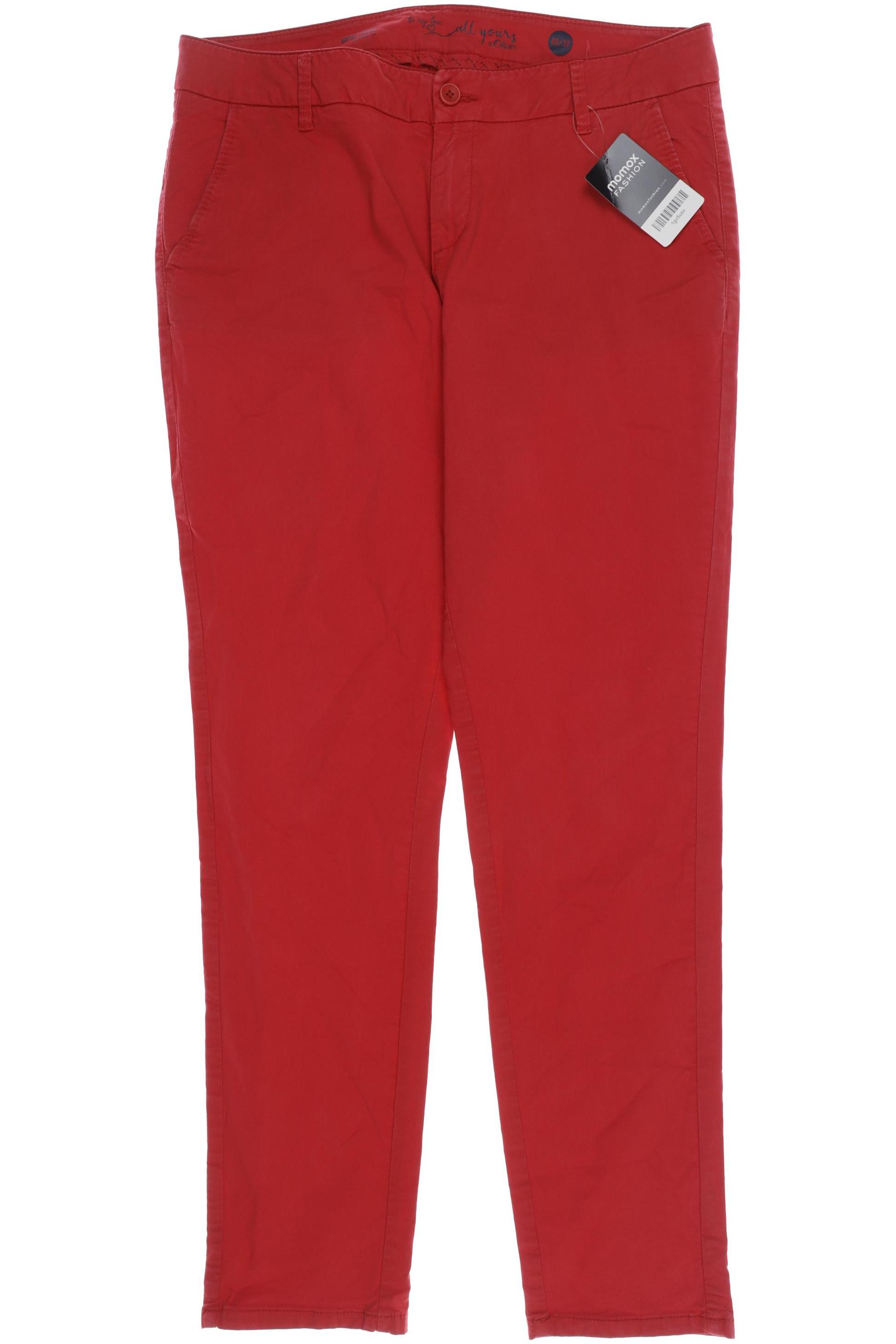 

s.Oliver Damen Stoffhose, rot, Gr. 40
