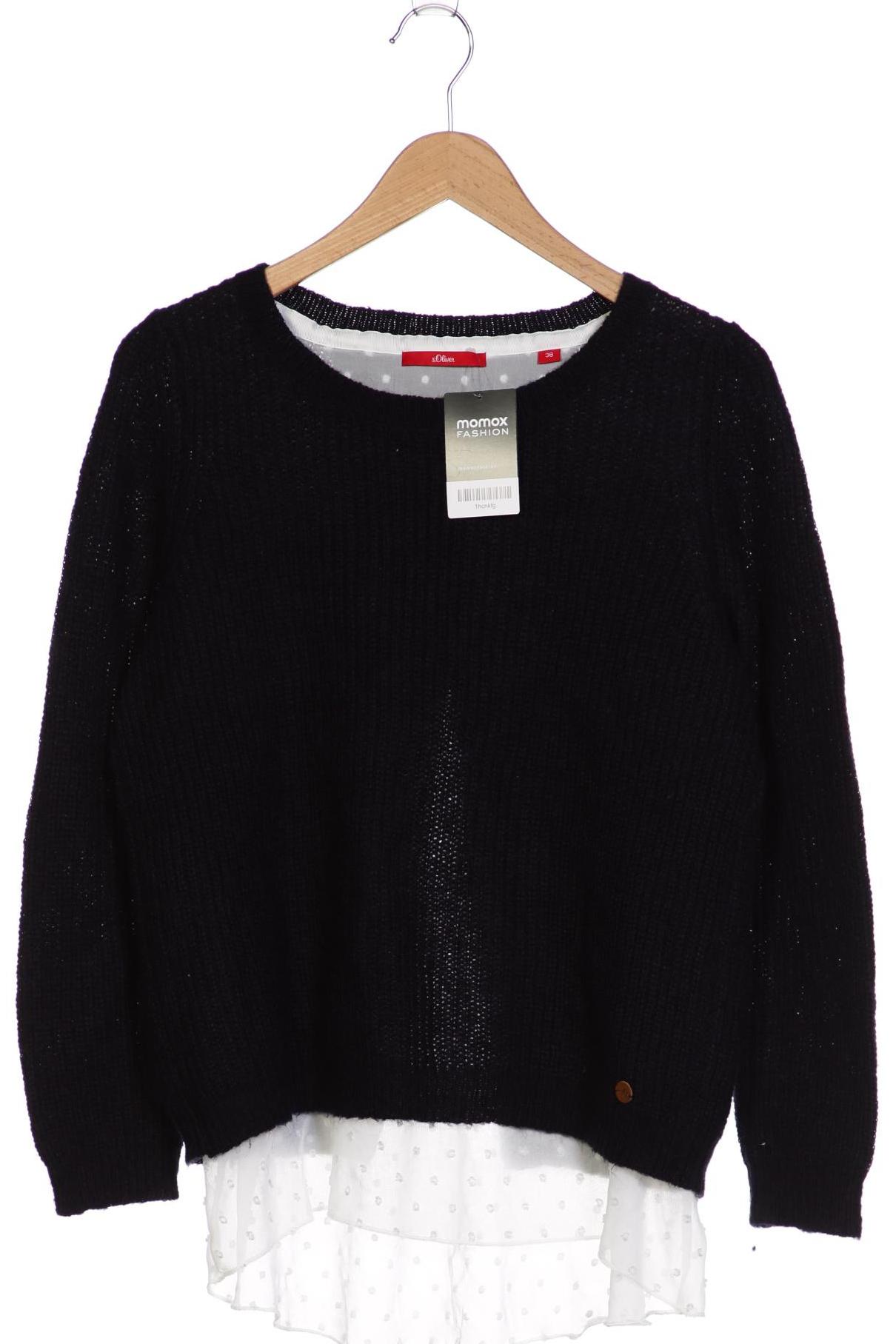 

s.Oliver Damen Pullover, schwarz