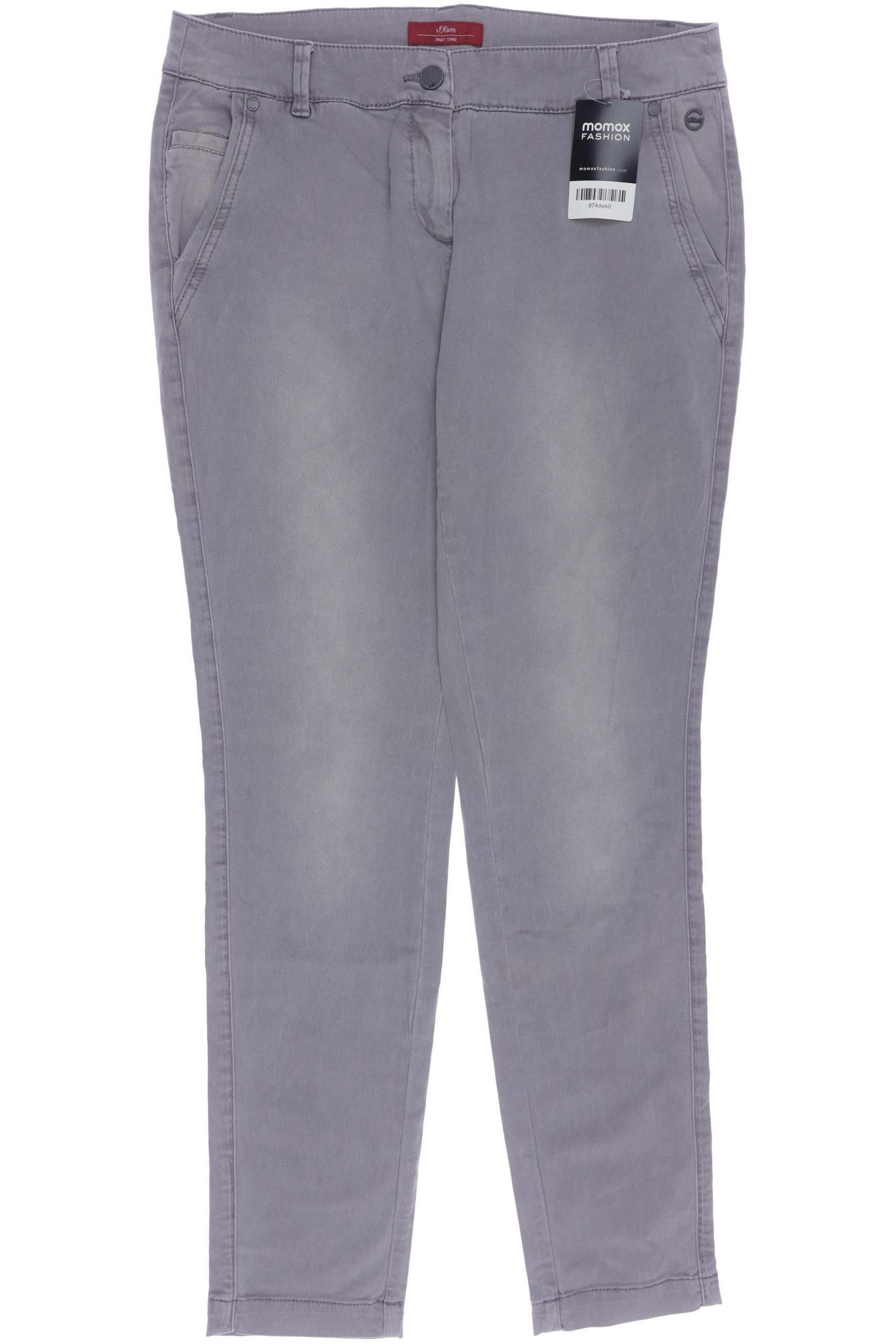 

s.Oliver Damen Stoffhose, grau, Gr. 38