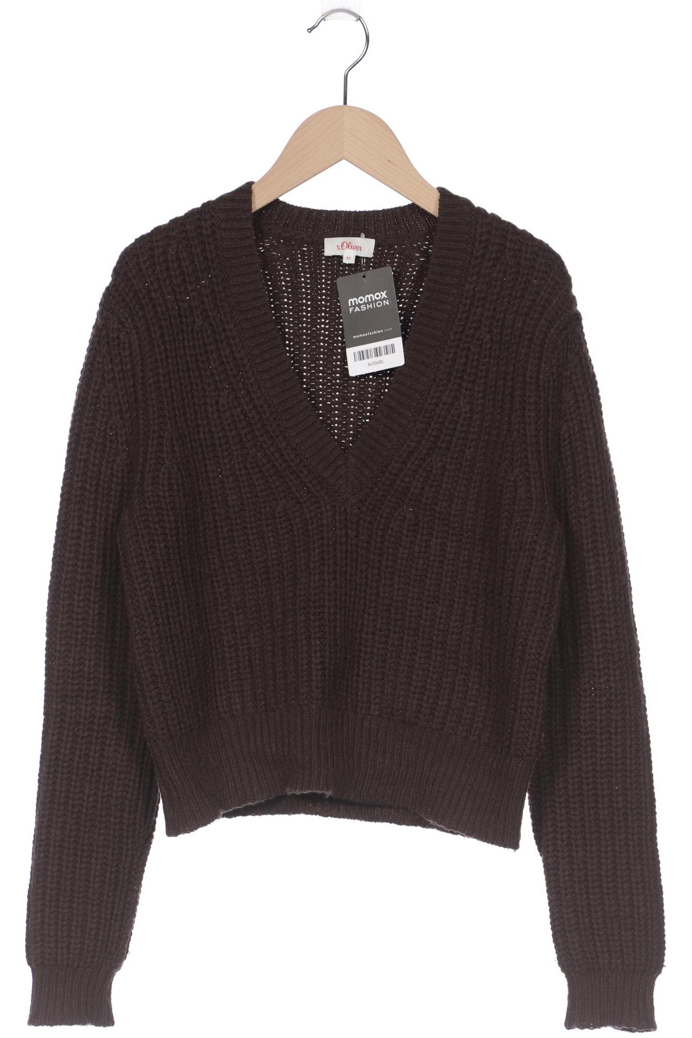 

s.Oliver Damen Pullover, braun, Gr. 32