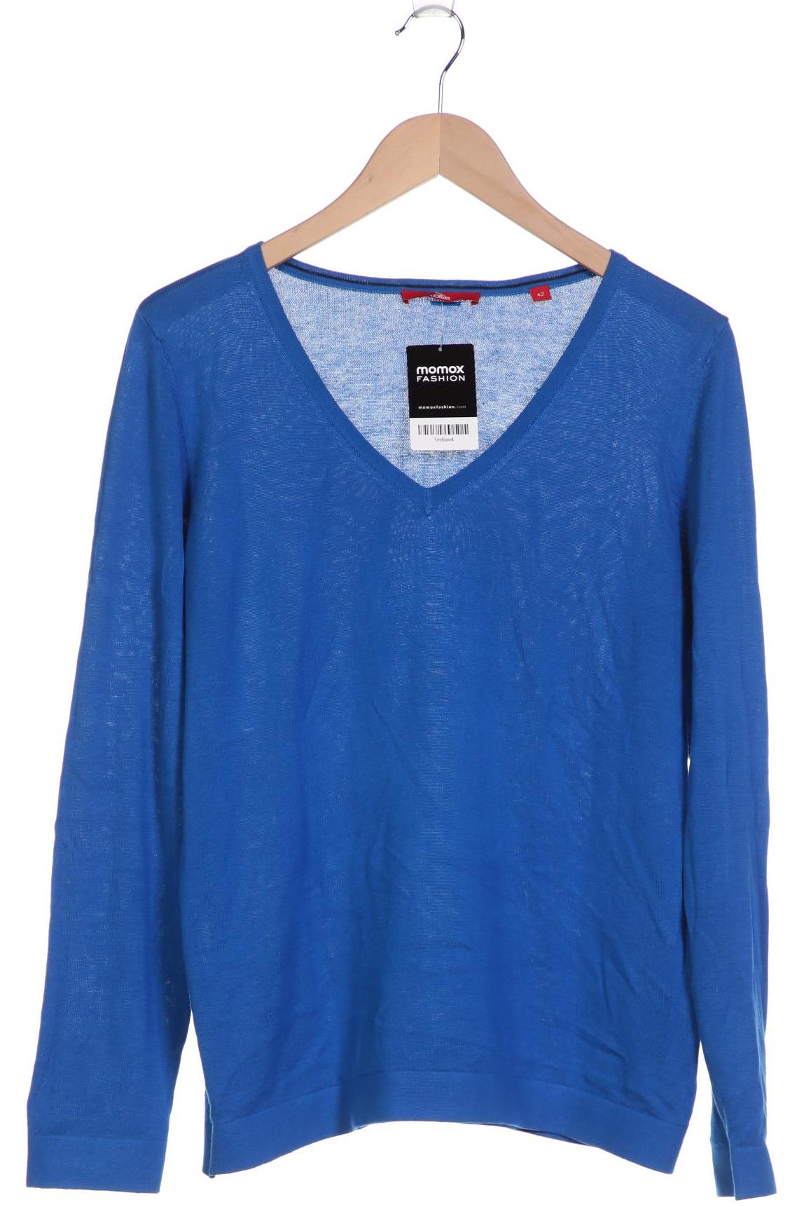 

s.Oliver Damen Pullover, blau, Gr. 42