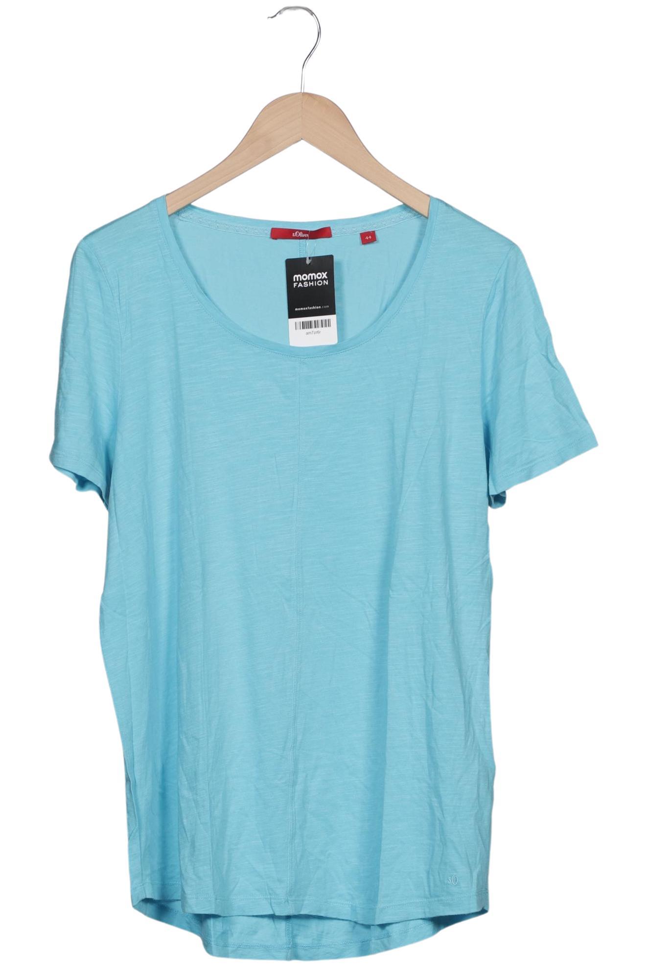 

s.Oliver Damen T-Shirt, blau, Gr. 44