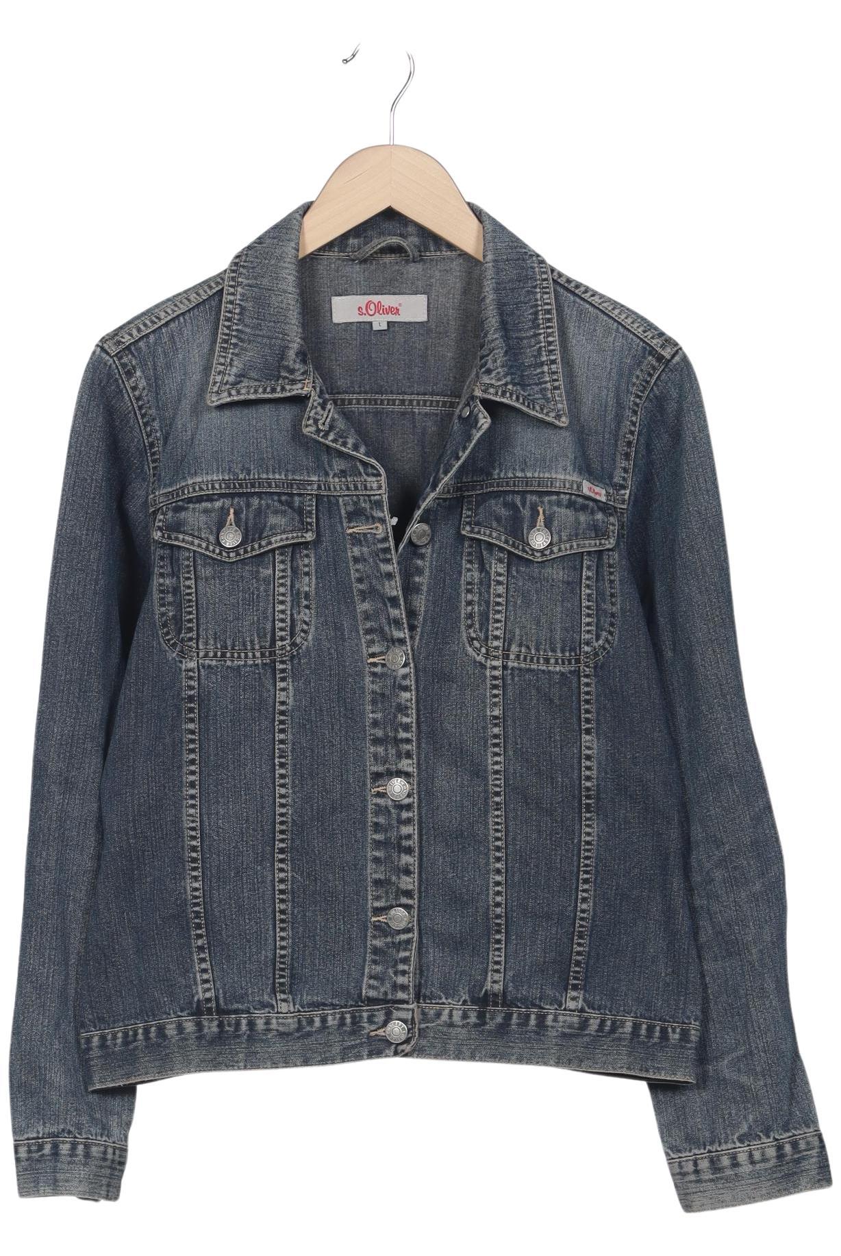 

s.Oliver Damen Jacke, blau, Gr. 42