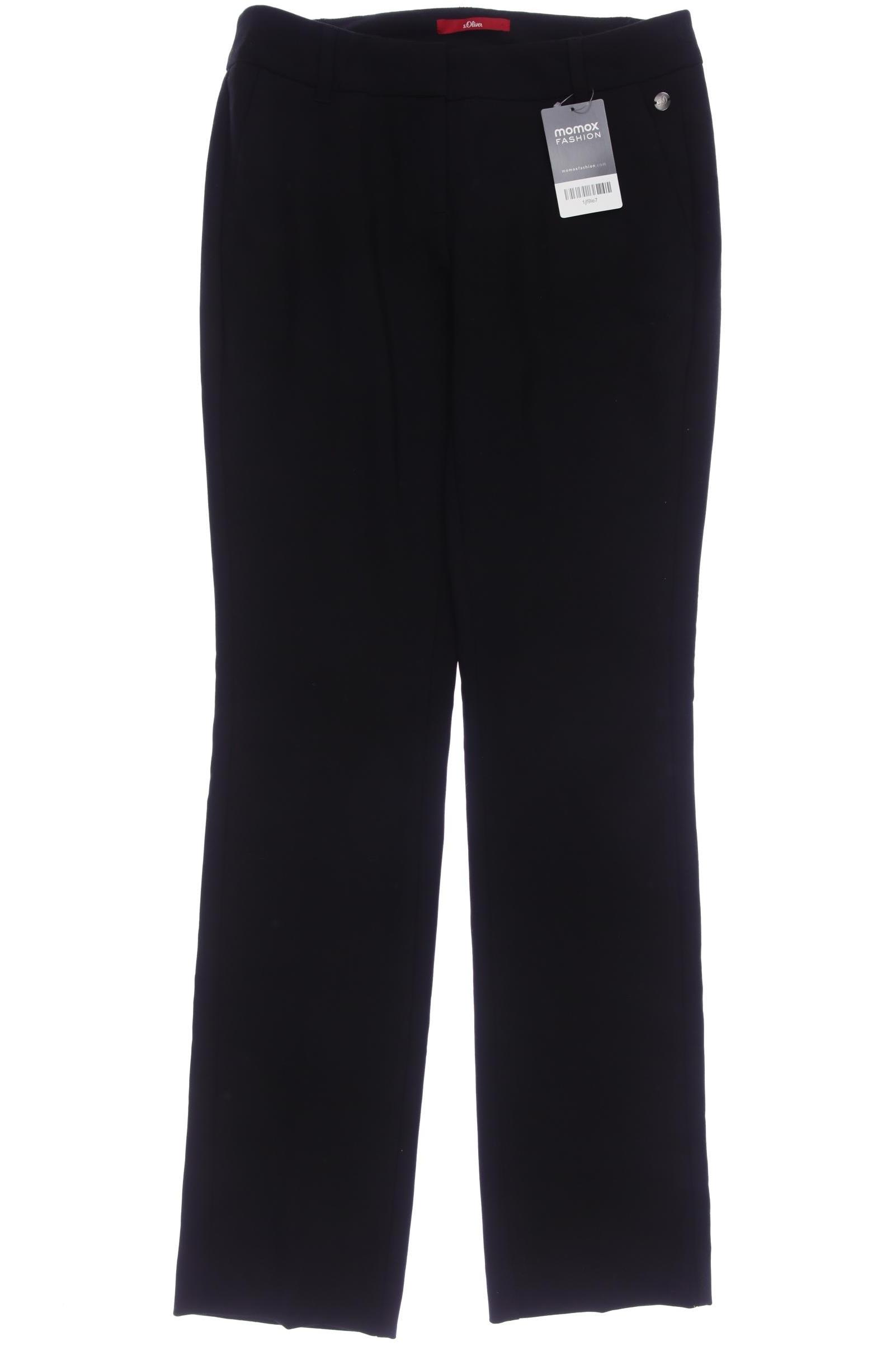 

s.Oliver Damen Stoffhose, schwarz, Gr. 34