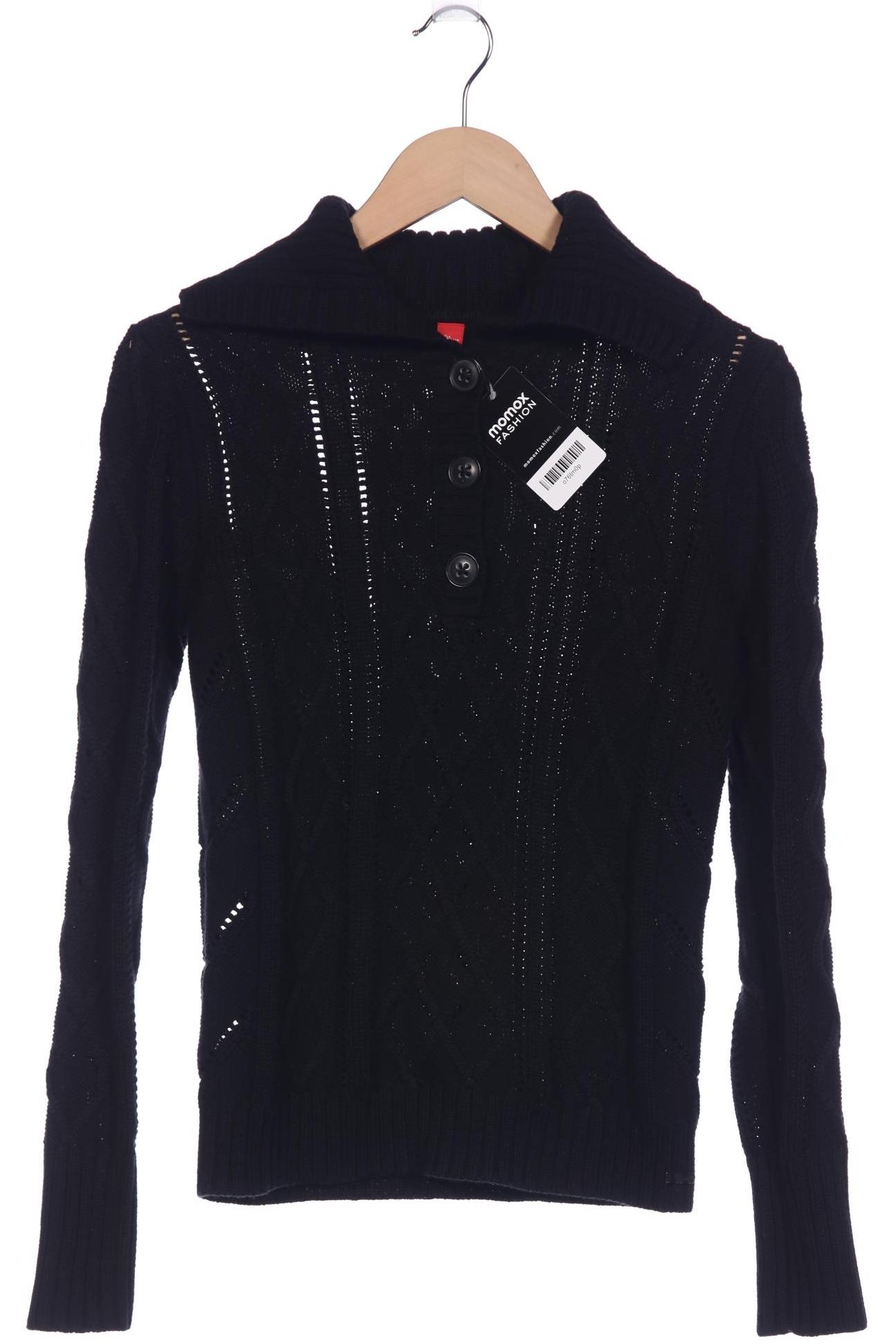 

s.Oliver Damen Pullover, schwarz, Gr. 38