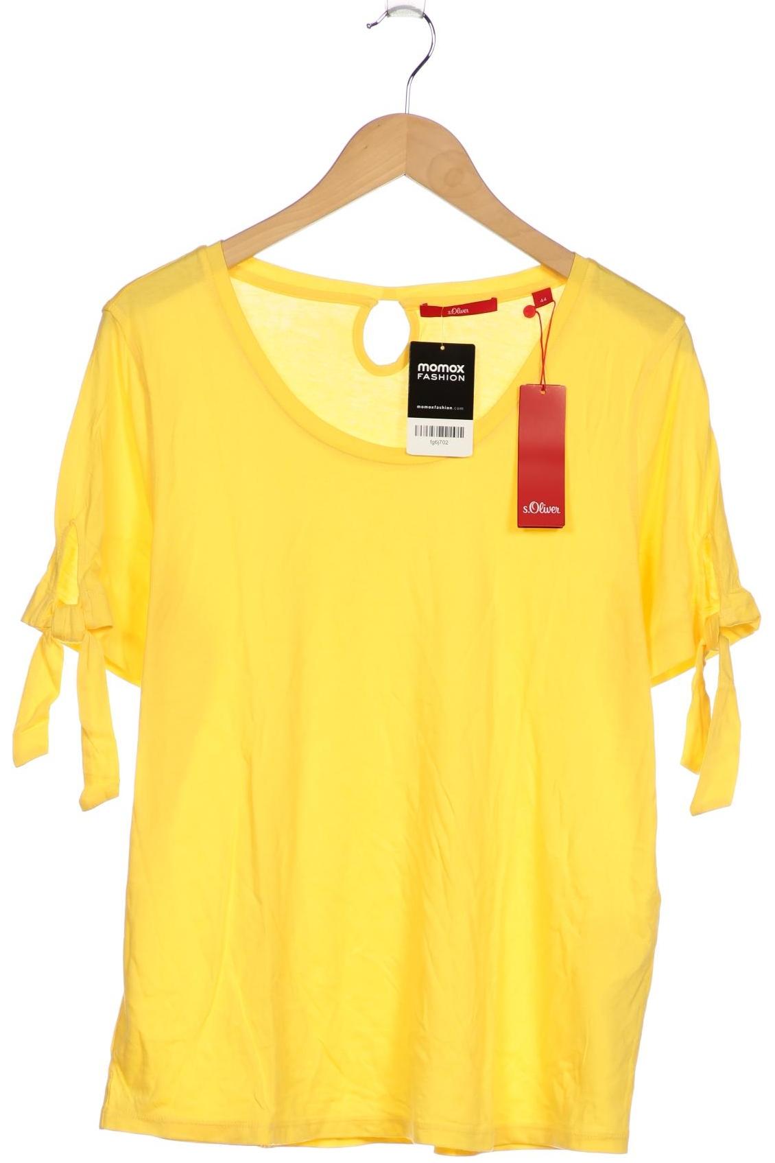 

s.Oliver Damen T-Shirt, gelb, Gr. 44