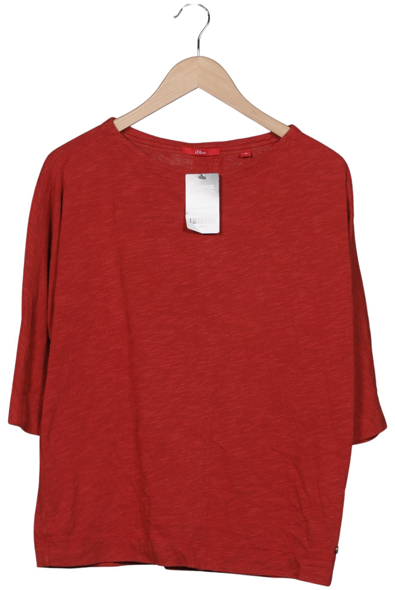 

s.Oliver Damen Langarmshirt, rot, Gr. 38