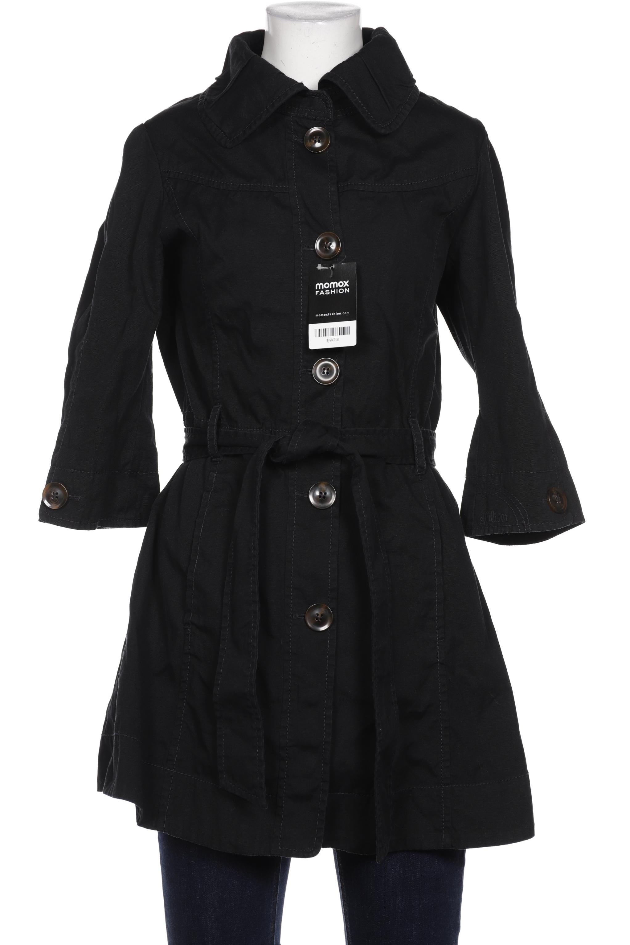 

s.Oliver Damen Mantel, schwarz