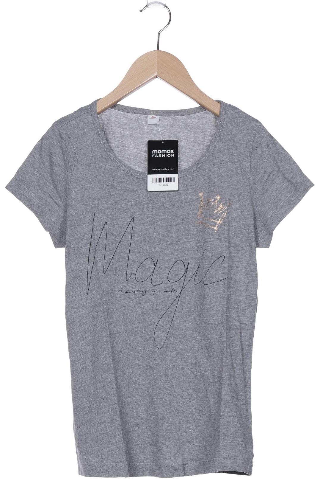 

s.Oliver Damen T-Shirt, grau, Gr. 36