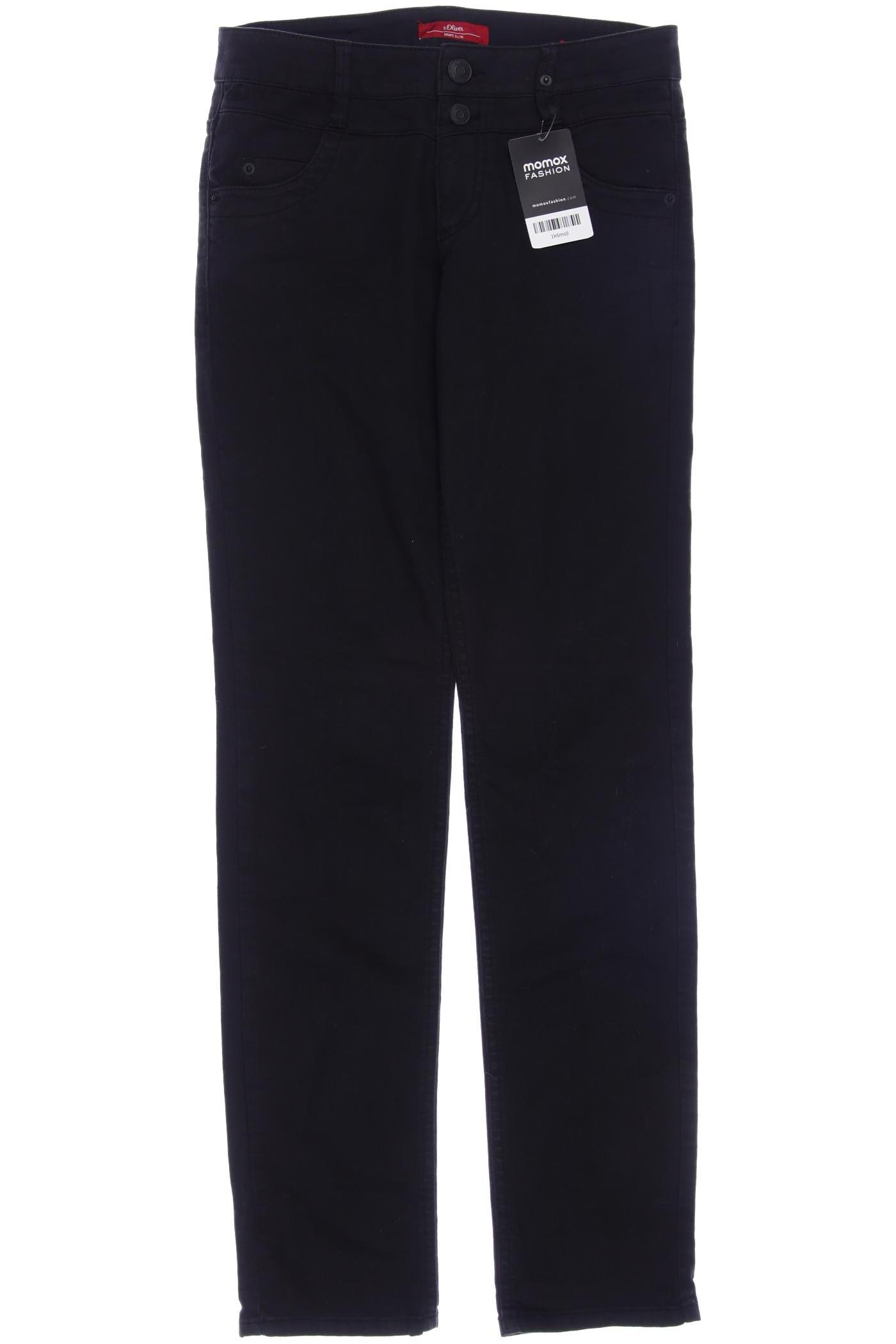

s.Oliver Damen Jeans, schwarz