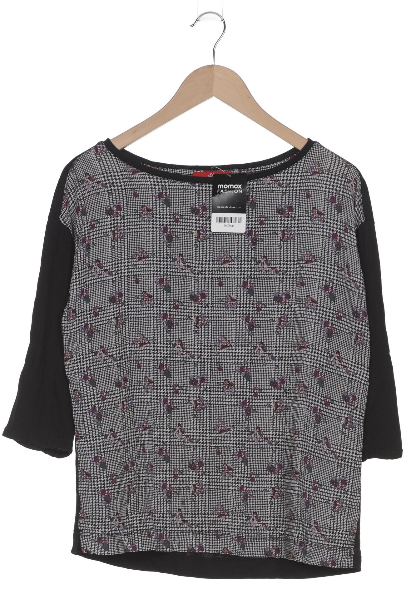 

s.Oliver Damen Langarmshirt, schwarz, Gr. 36
