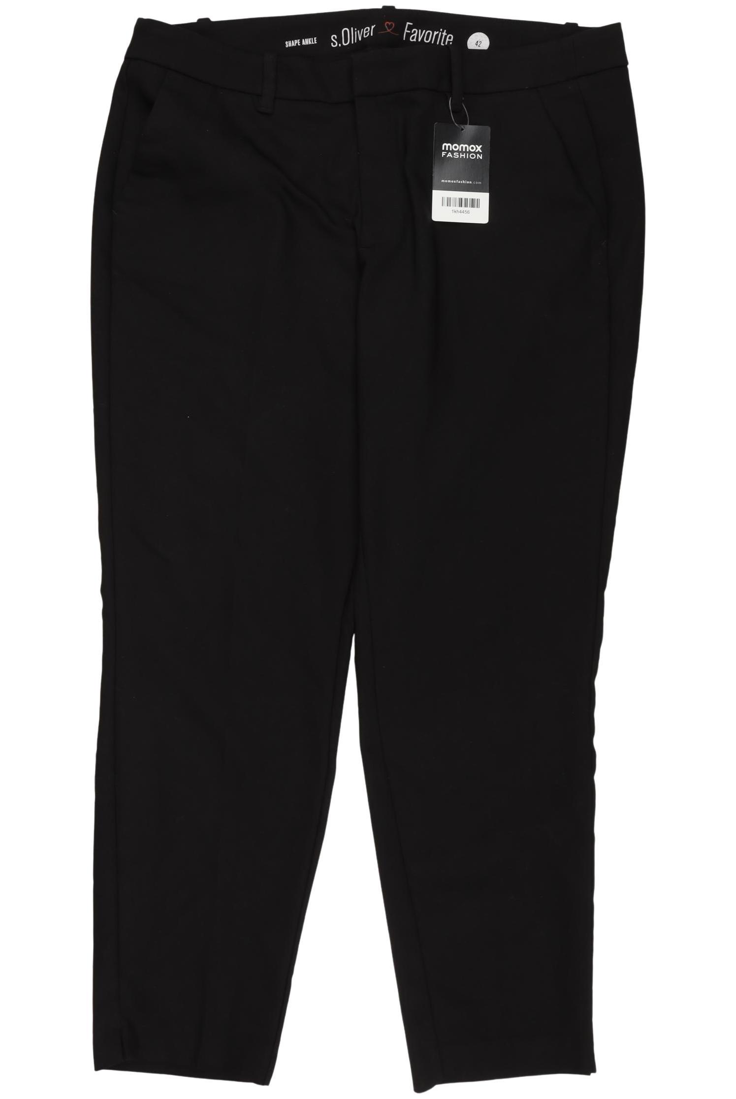 

s.Oliver Damen Stoffhose, schwarz, Gr. 42