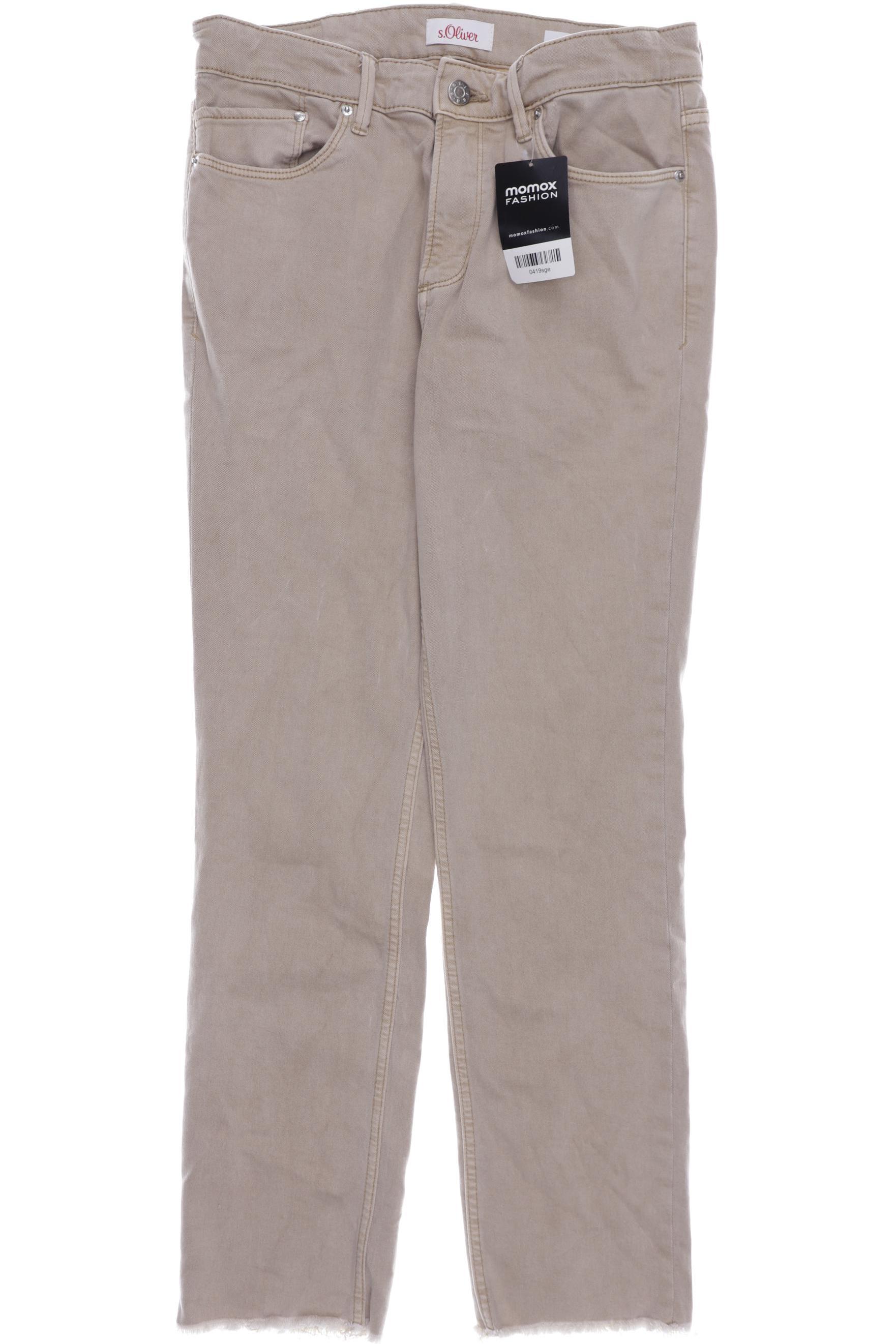 

s.Oliver Damen Jeans, beige