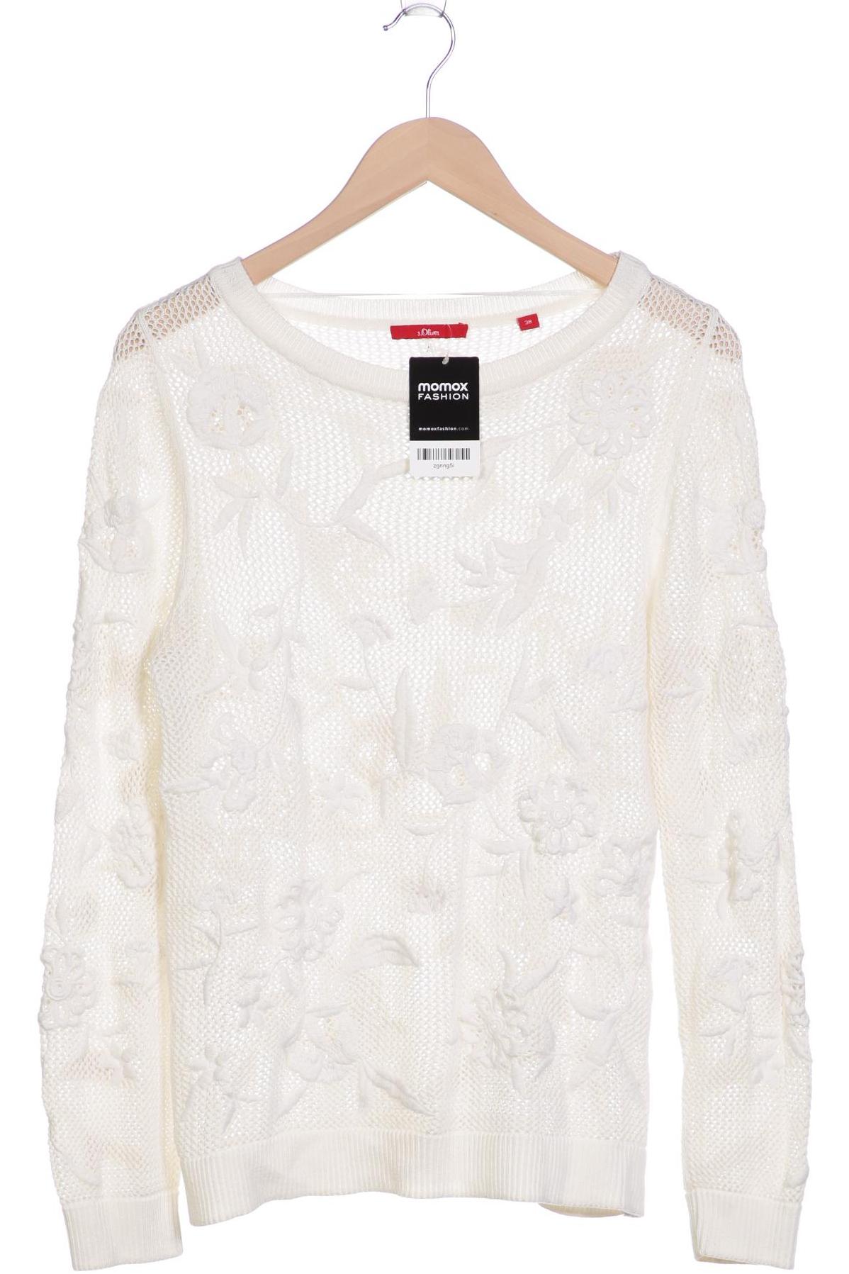 

s.Oliver Damen Pullover, cremeweiß, Gr. 38