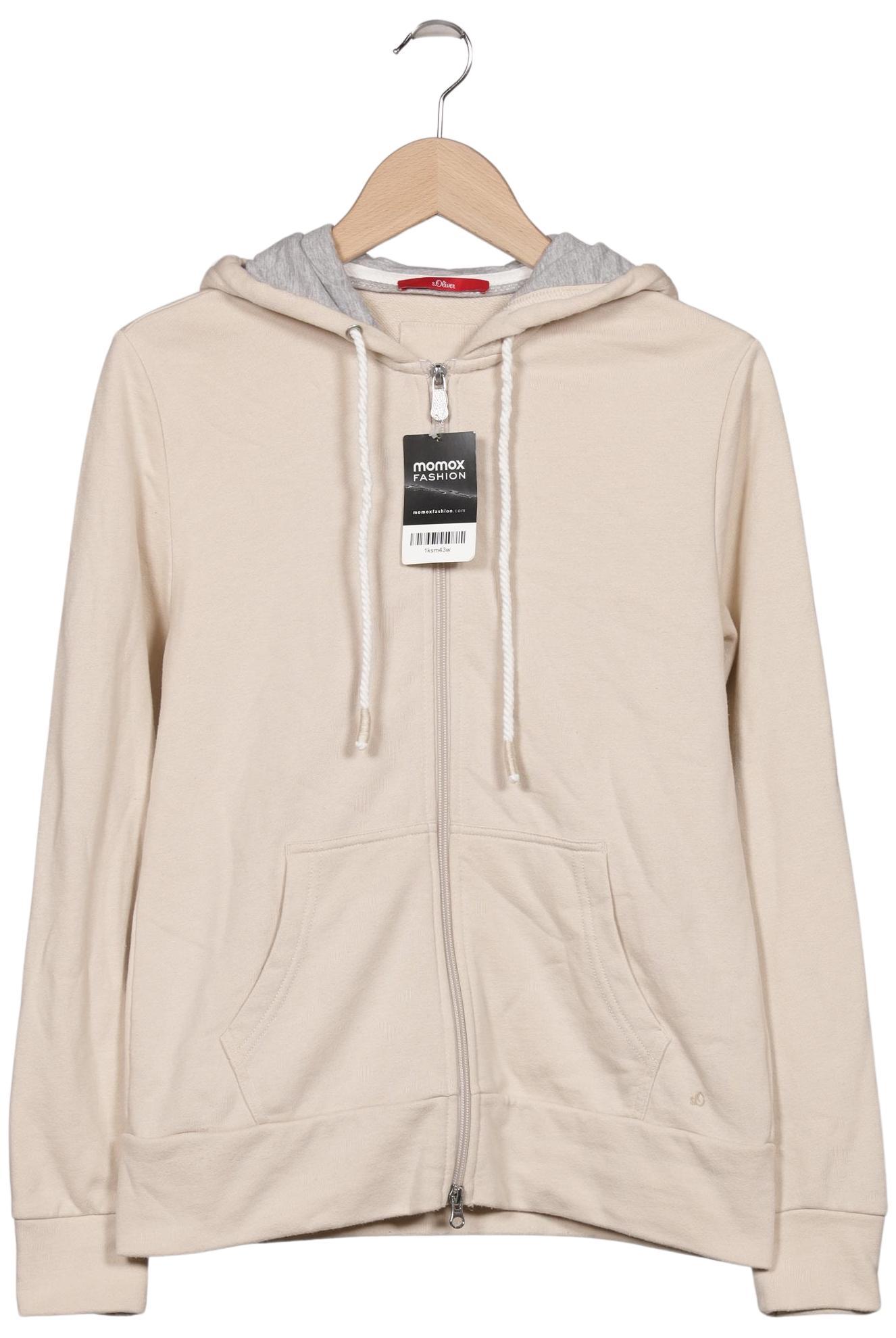 

s.Oliver Damen Kapuzenpullover, beige, Gr. 38