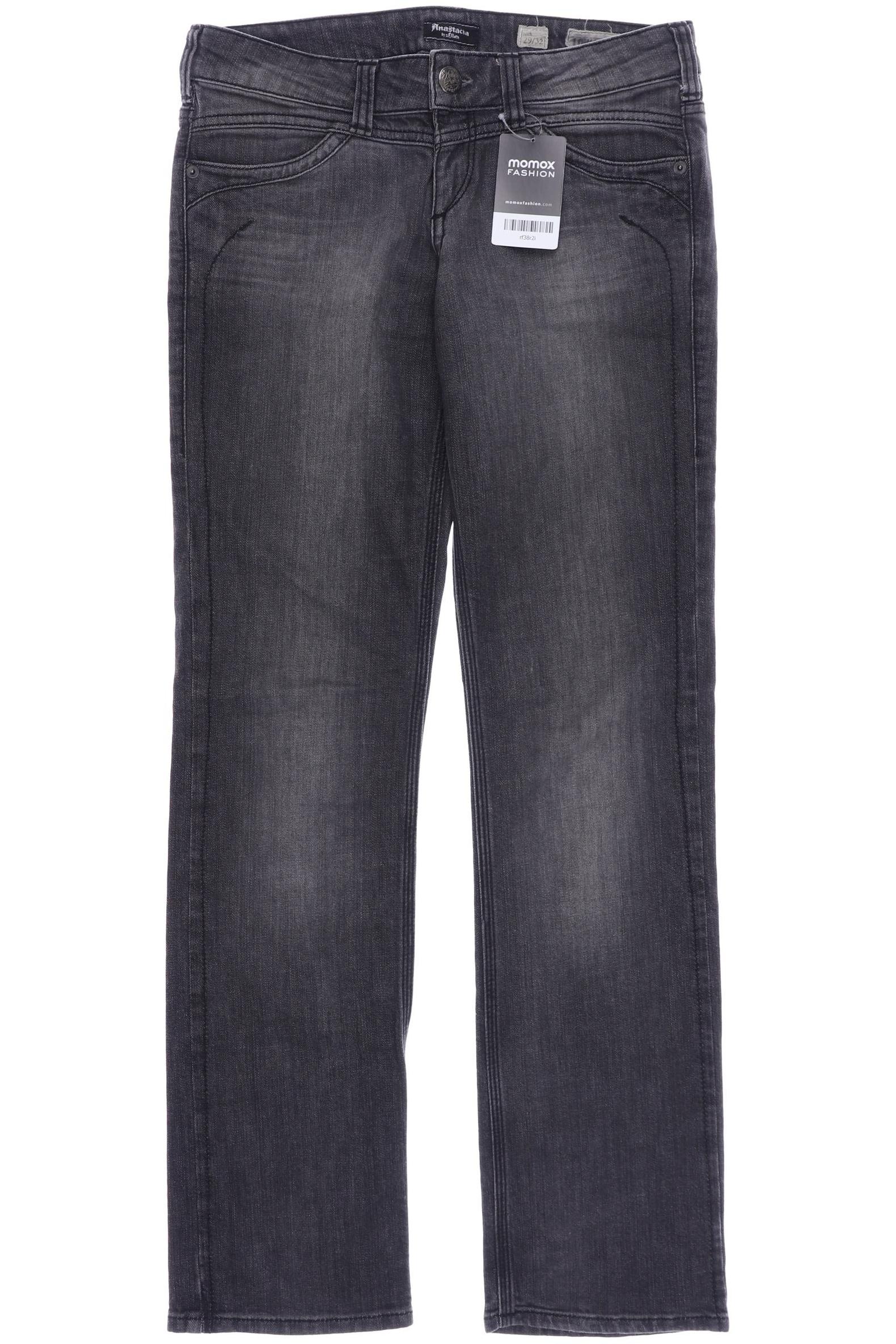 

s.Oliver Damen Jeans, schwarz