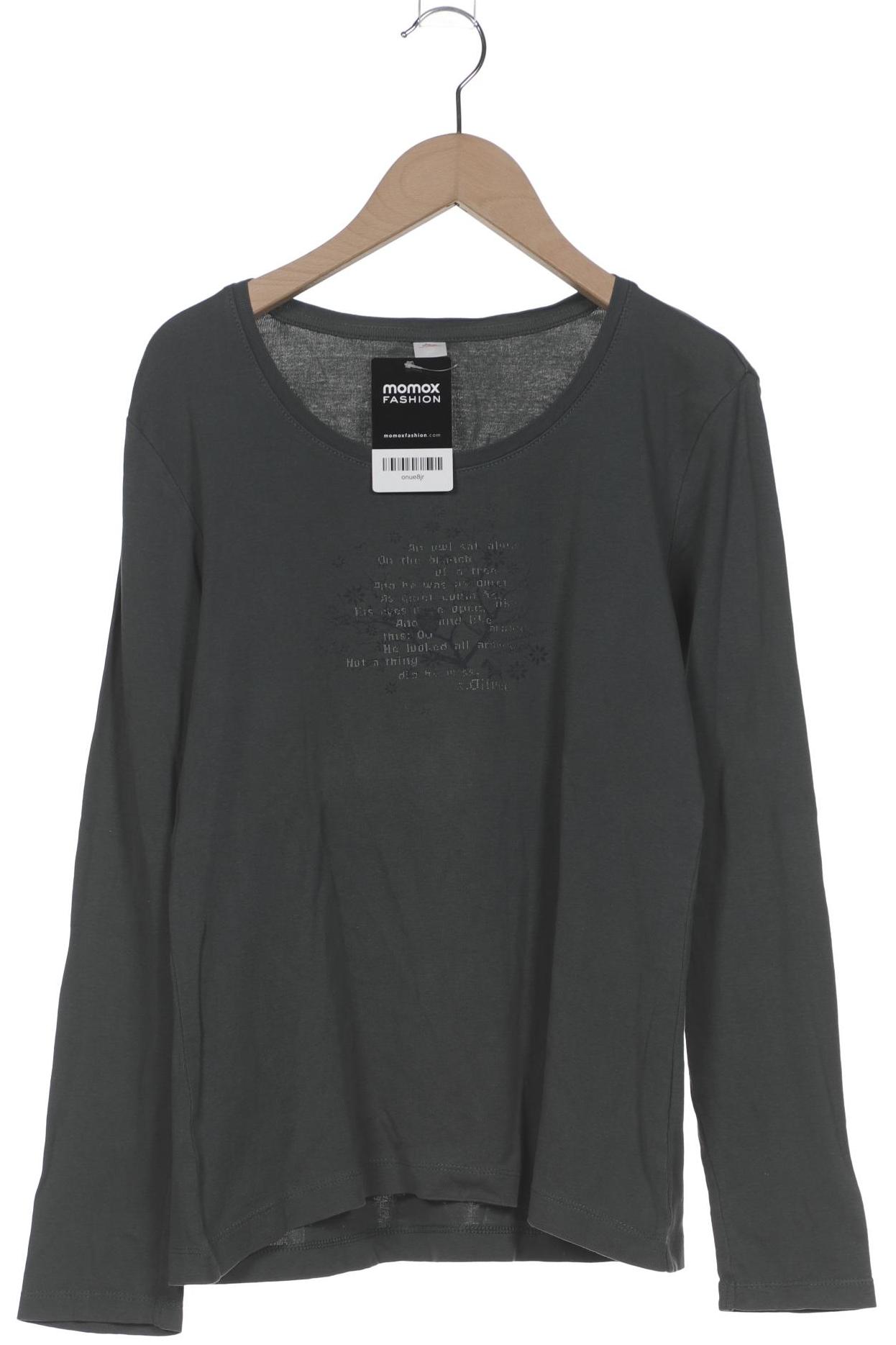 

s.Oliver Damen Langarmshirt, grün, Gr. 40