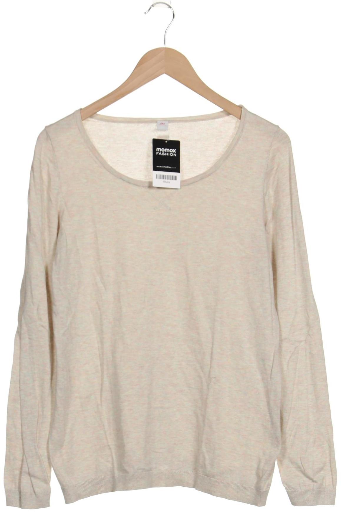 

s.Oliver Damen Pullover, beige, Gr. 40