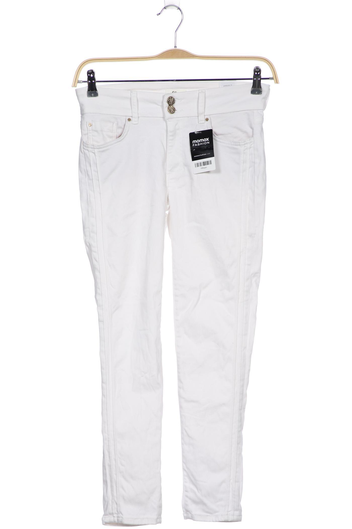 

s.Oliver Damen Jeans, weiß