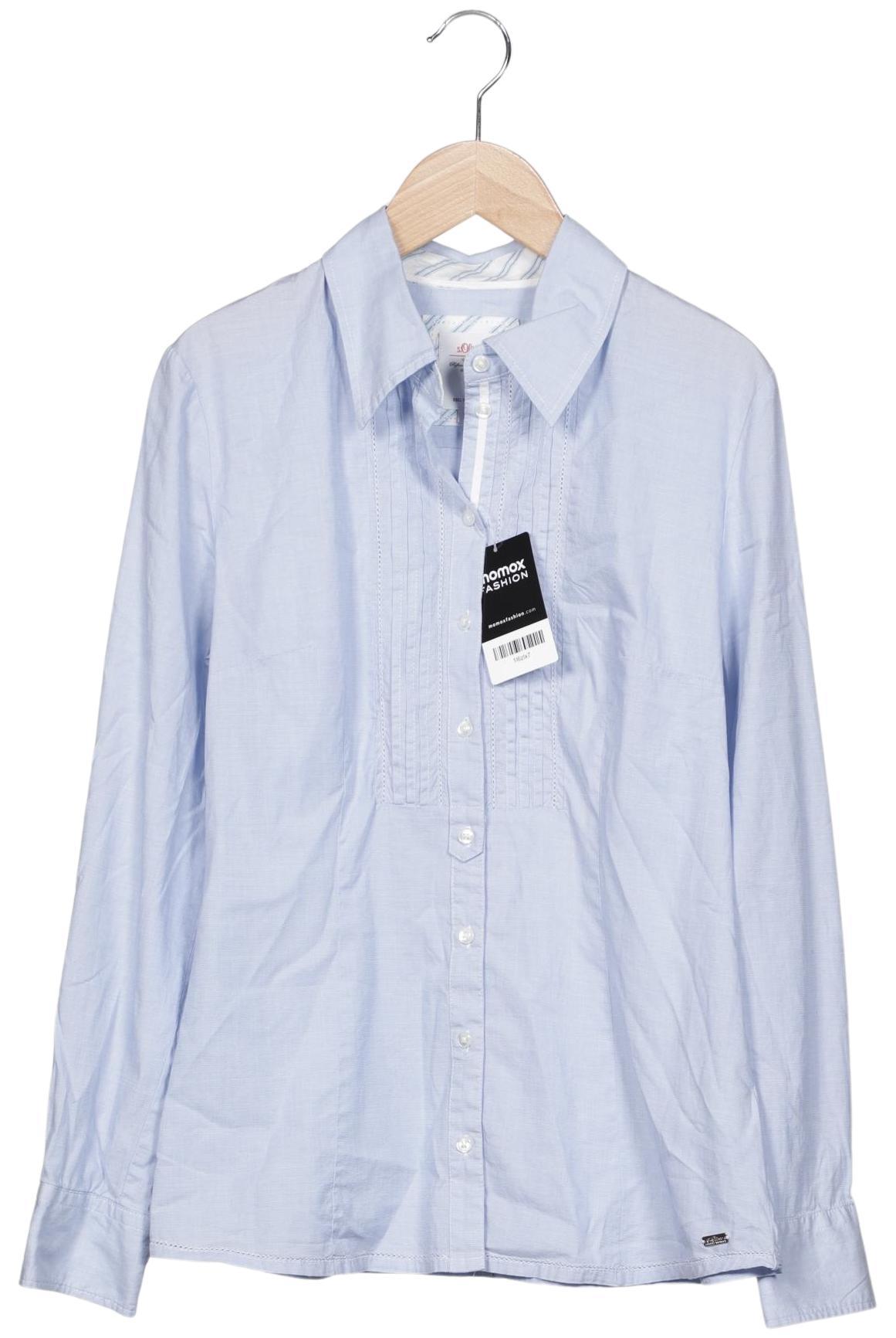 

s.Oliver Damen Bluse, blau, Gr. 38
