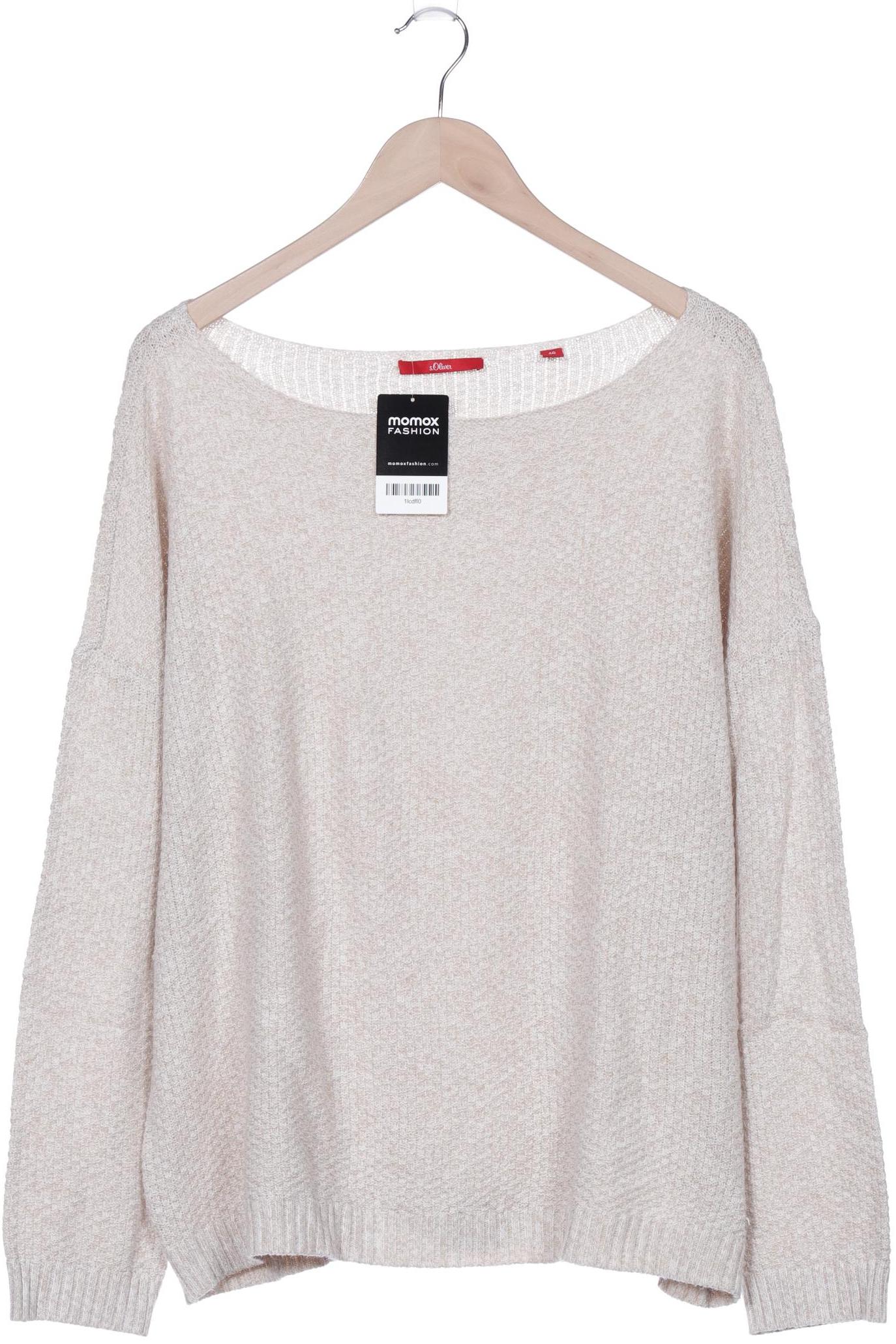 

s.Oliver Damen Pullover, beige, Gr. 46