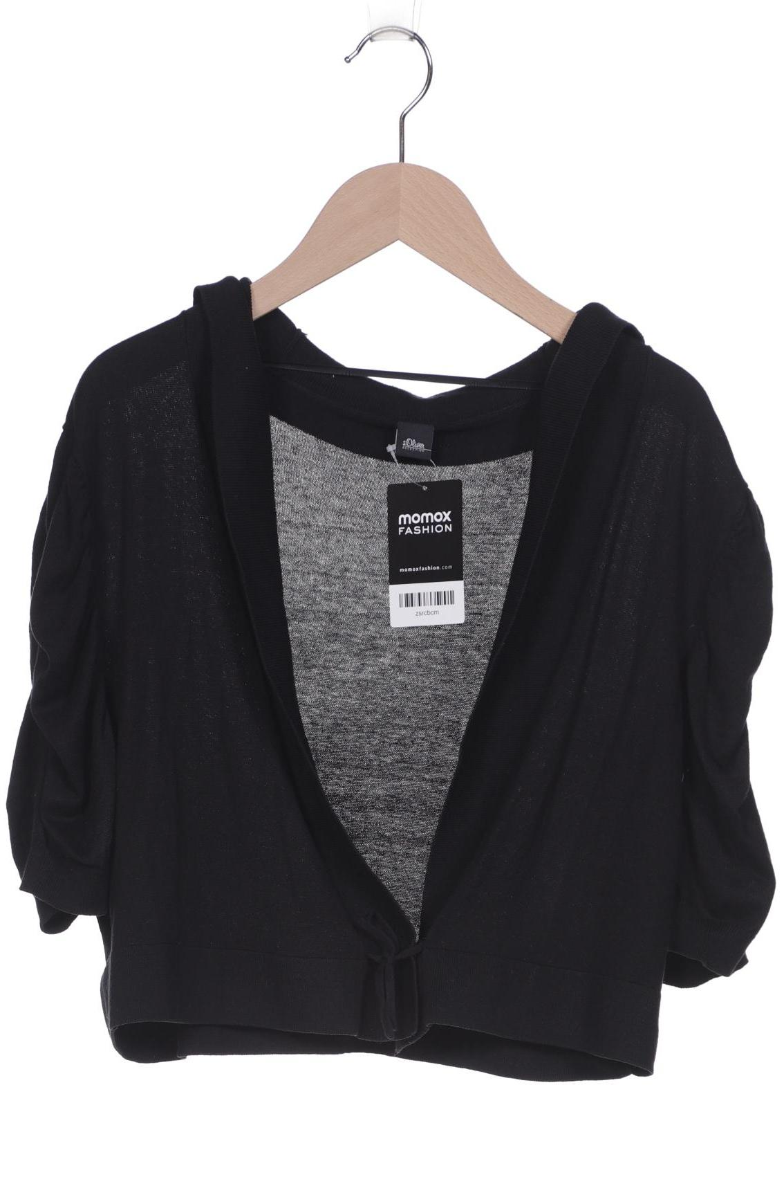 

s.Oliver Damen Strickjacke, schwarz